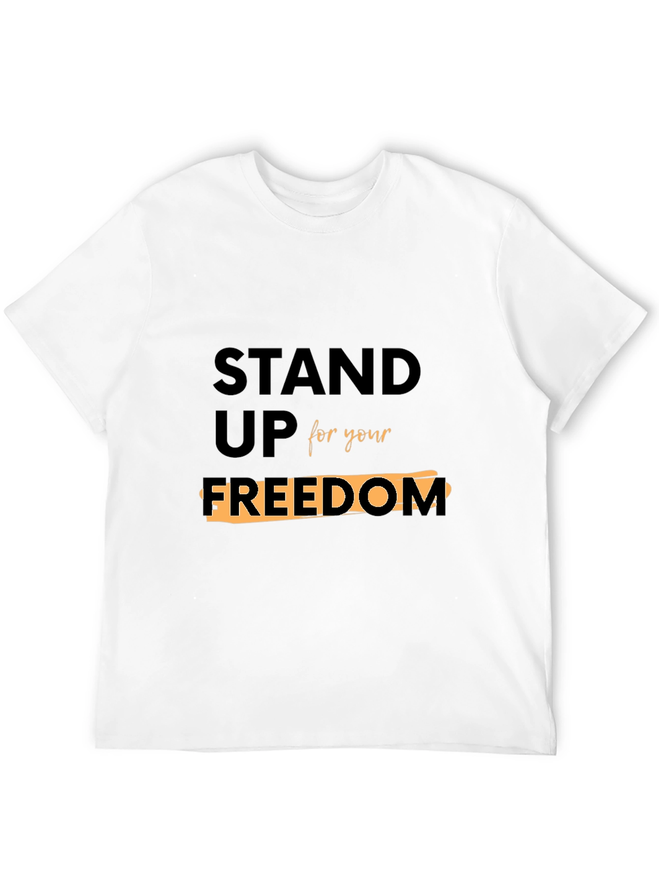 Stand Up For Your Freedom Black Tee