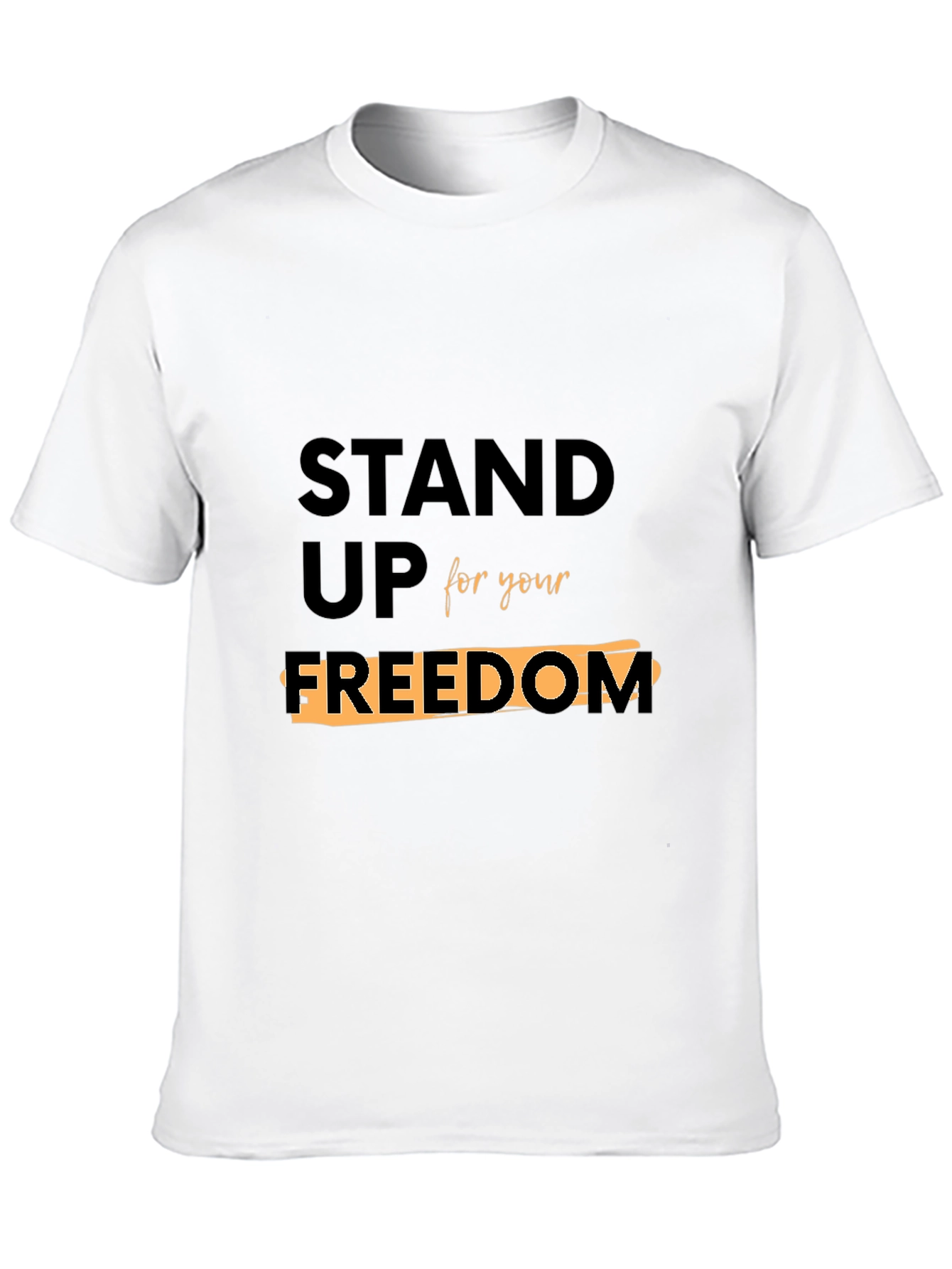 Stand Up For Your Freedom Black Tee