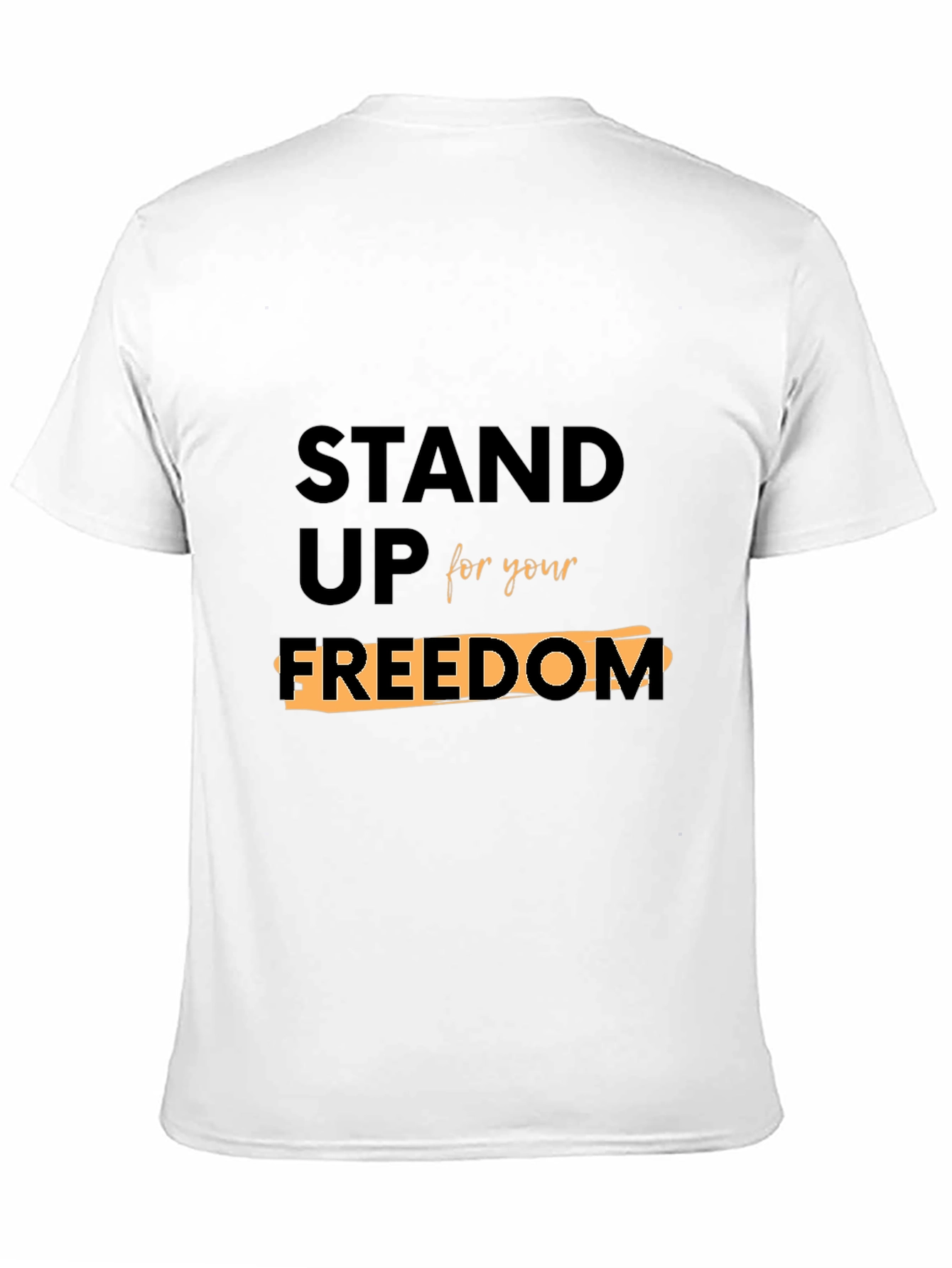 Stand Up For Your Freedom Black Tee