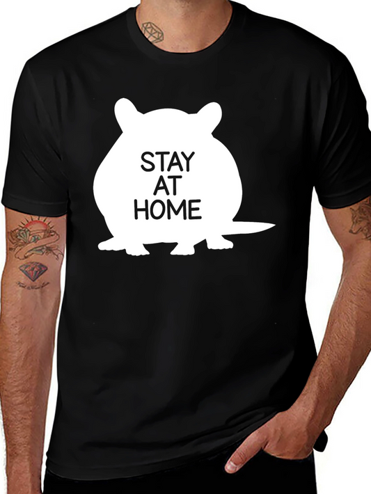 Stay Home Chinchilla Tee - Cozy Comfort