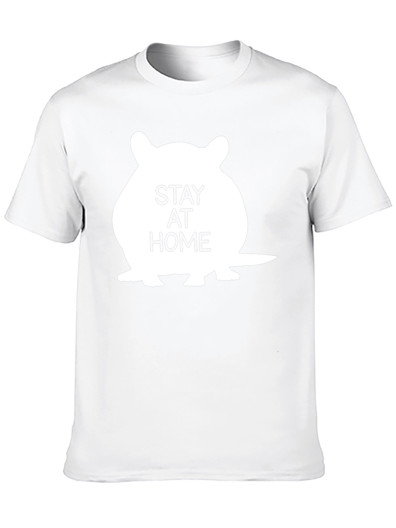 Stay Home Chinchilla Tee - Cozy Comfort