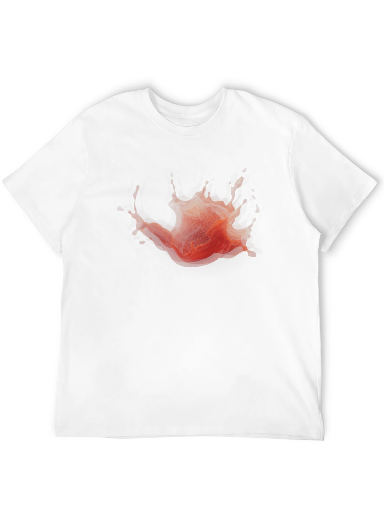 Bold Graphic Splash Black T-Shirt