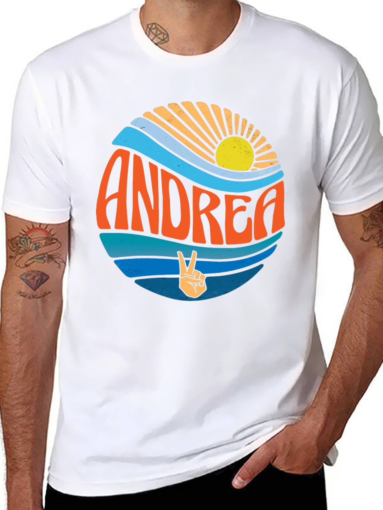 Andrea Retro Graphic T-Shirt