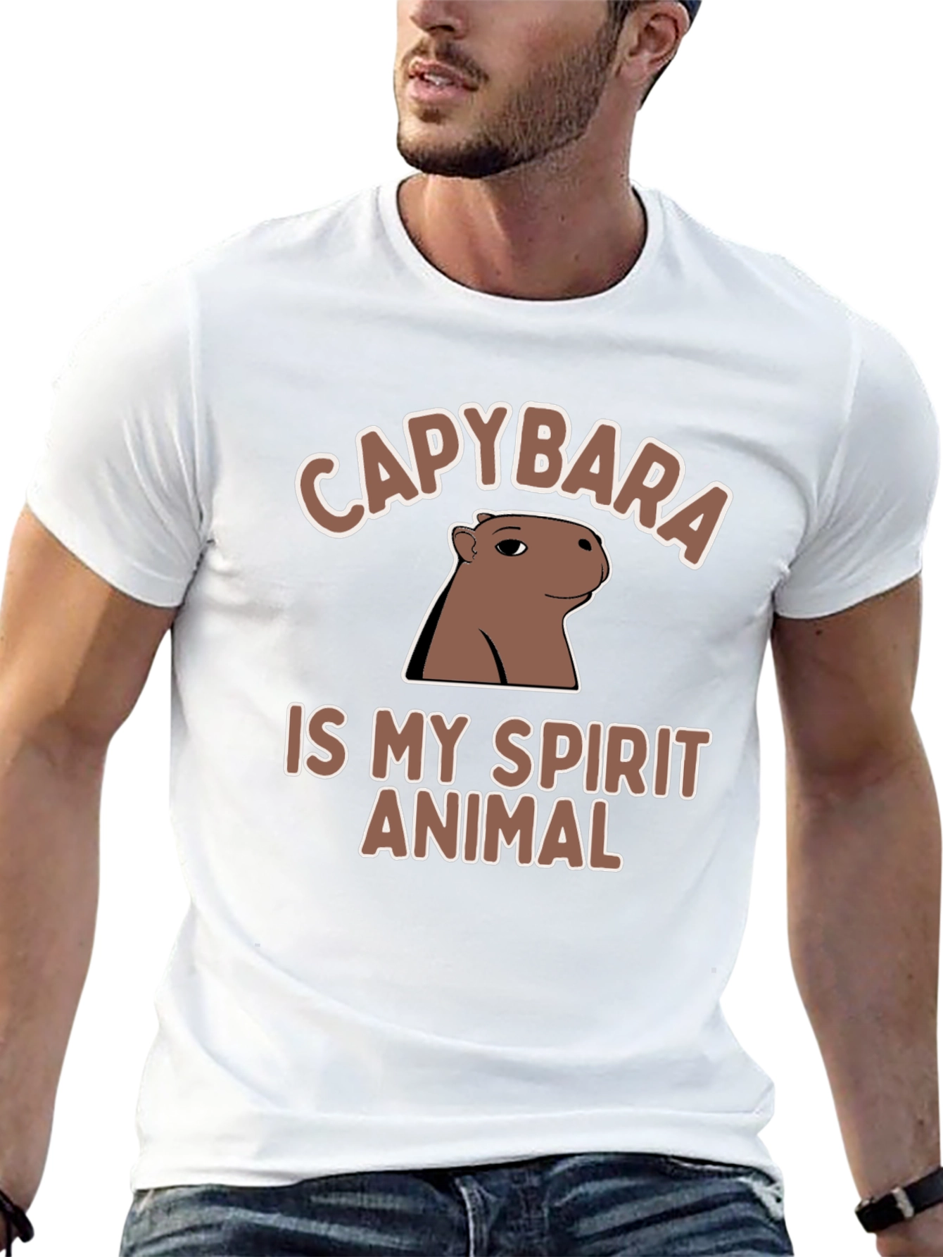 Capybara Spirit Animal T-Shirt - Unique Graphic Tee