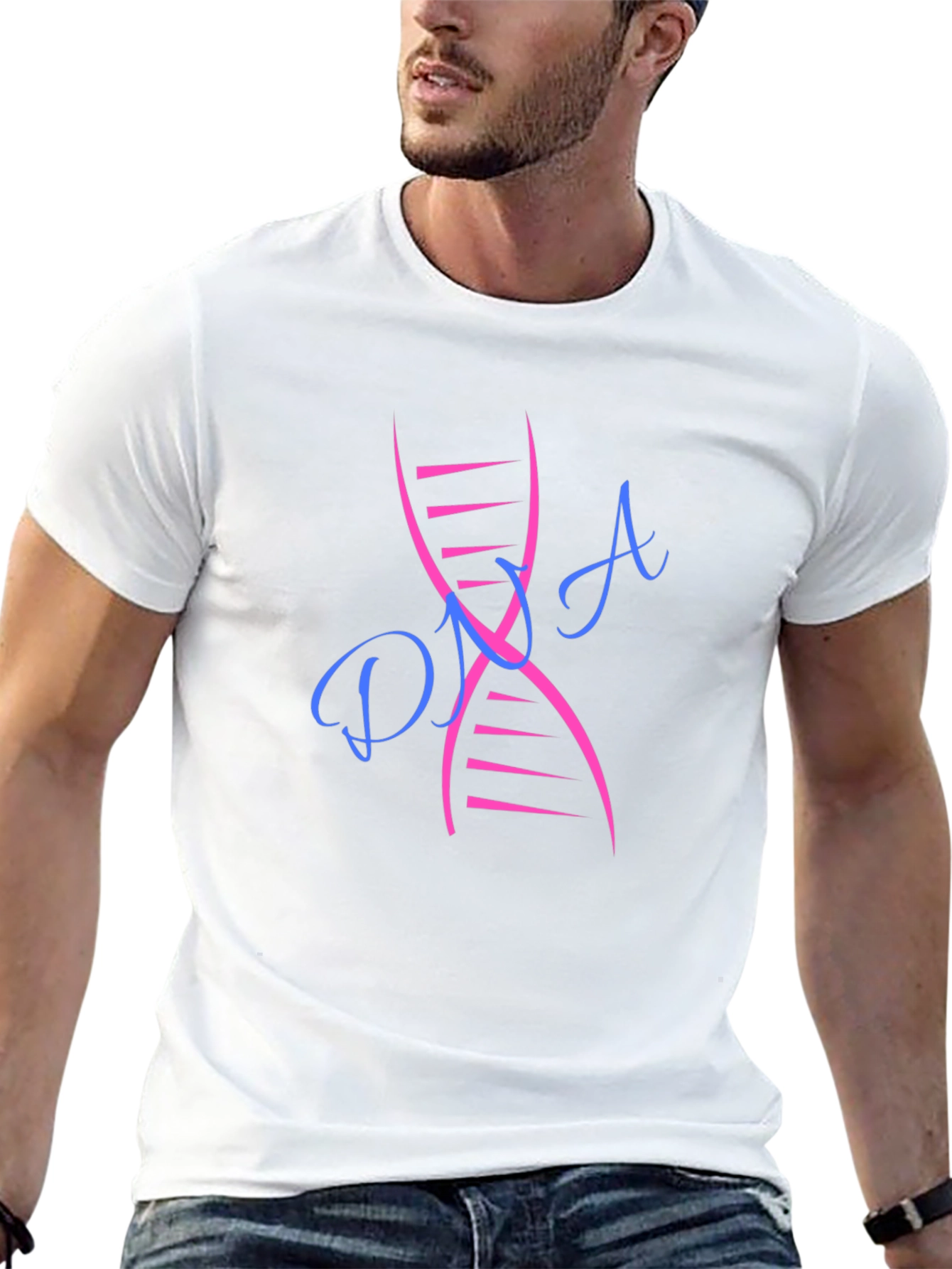 DNA Graphic Print Tee - Science Style