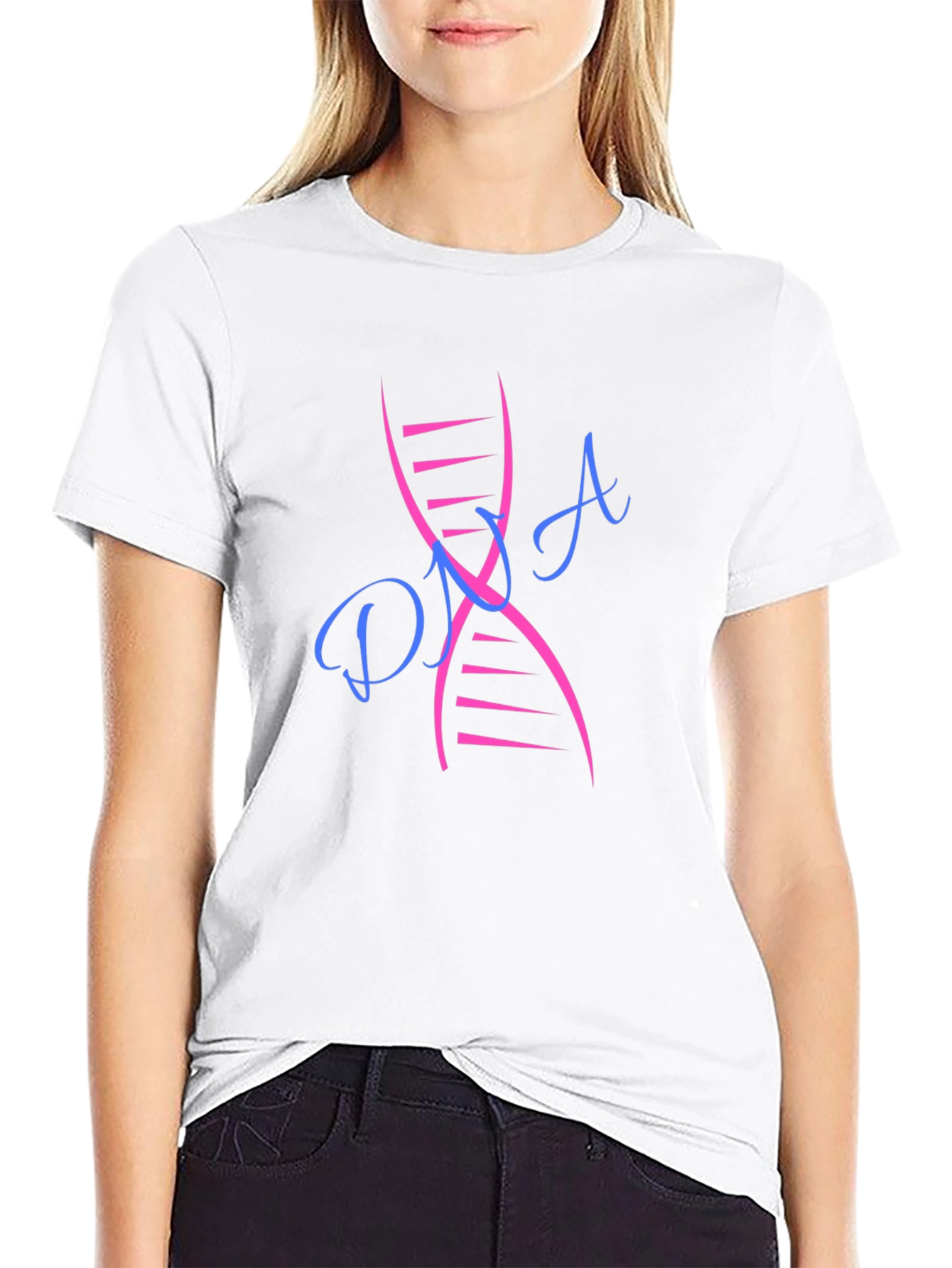DNA Graphic Print Tee - Science Style
