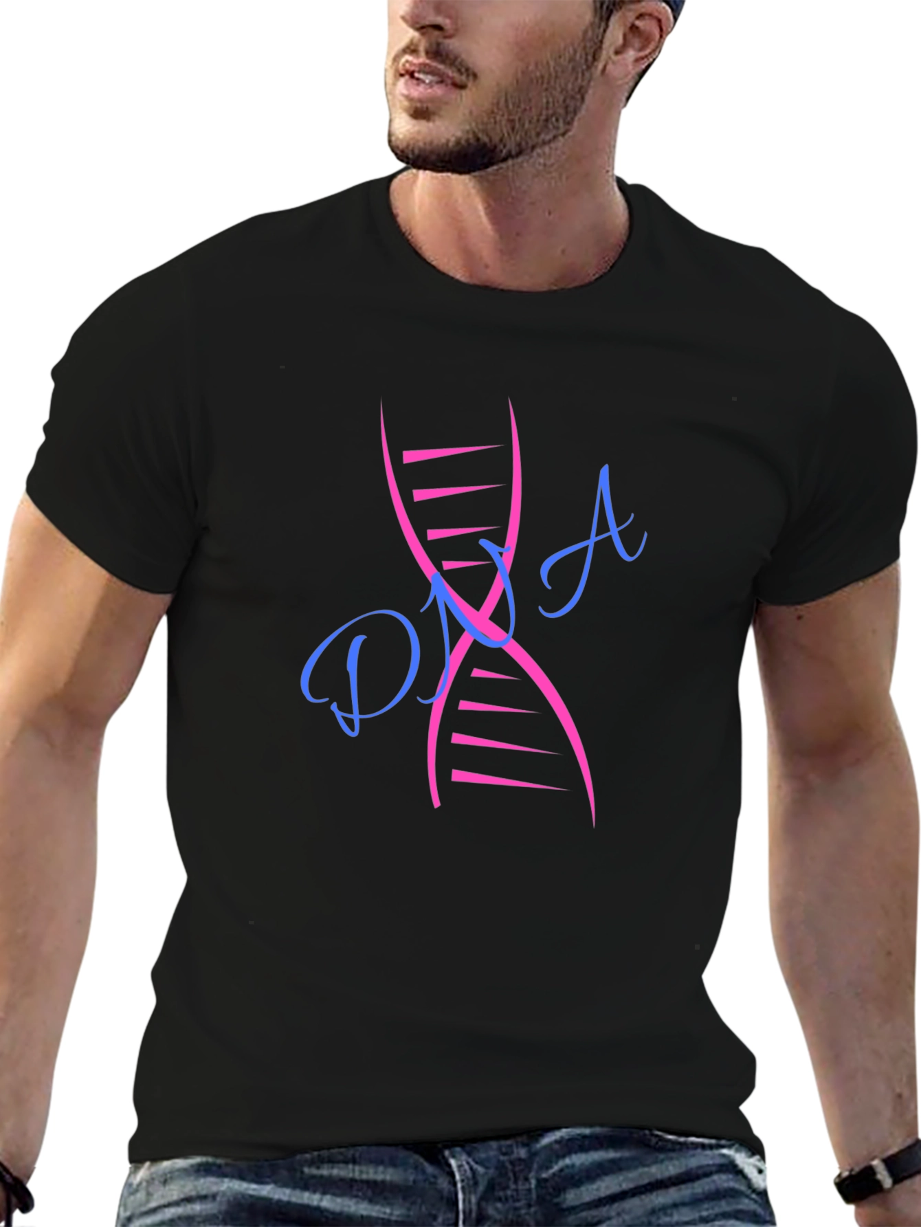 DNA Graphic Print Tee - Science Style