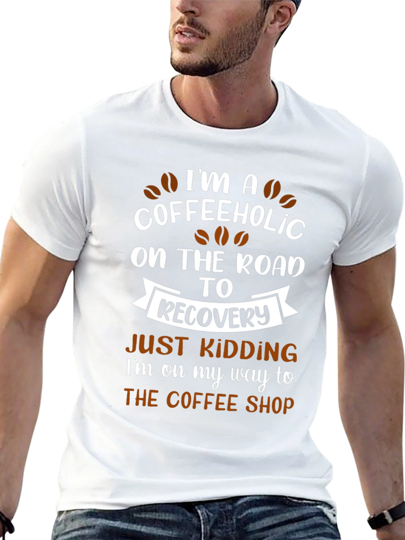 Coffeeholic T-Shirt - Funny Coffee Lover Tee