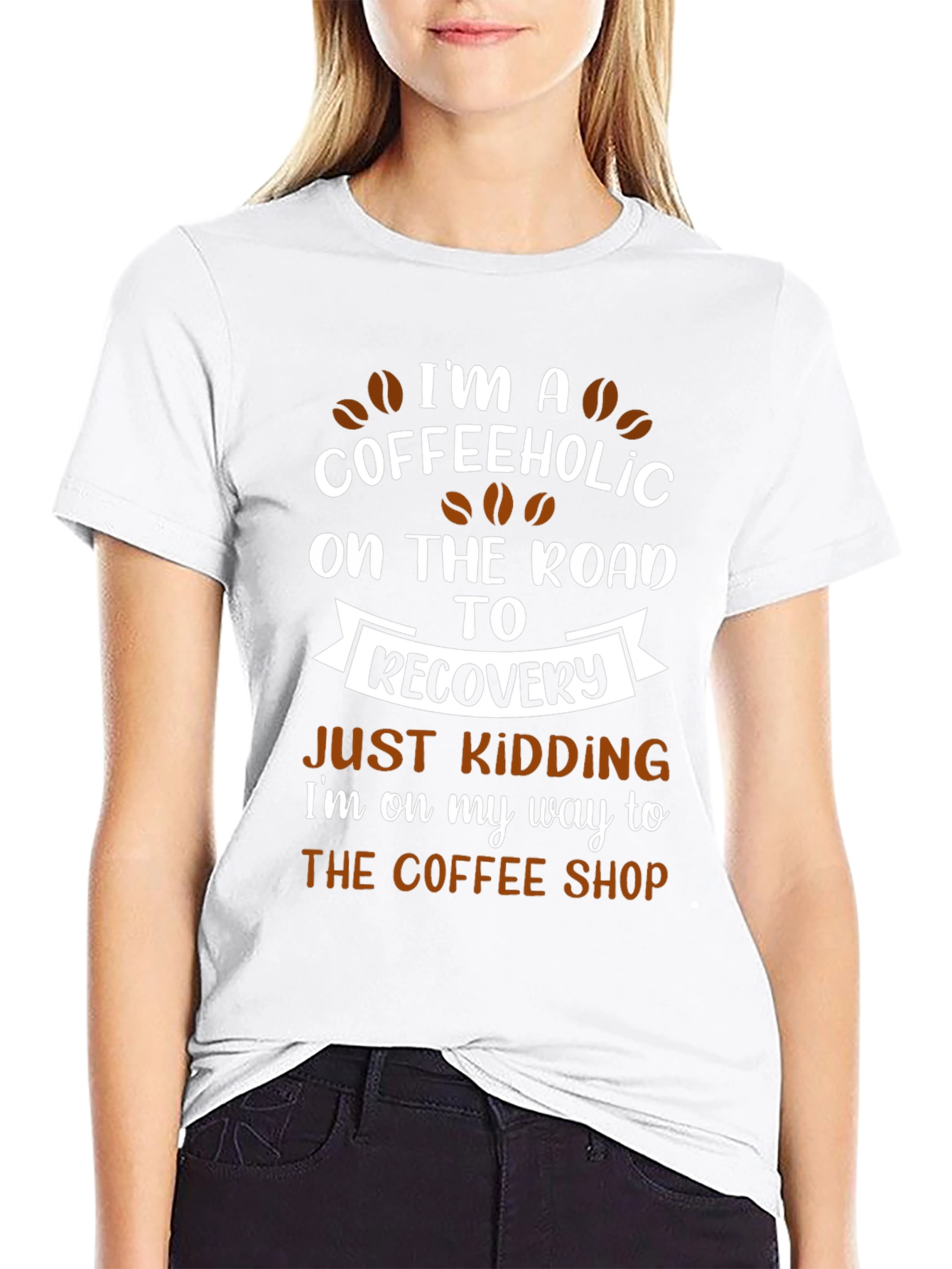 Coffeeholic T-Shirt - Funny Coffee Lover Tee