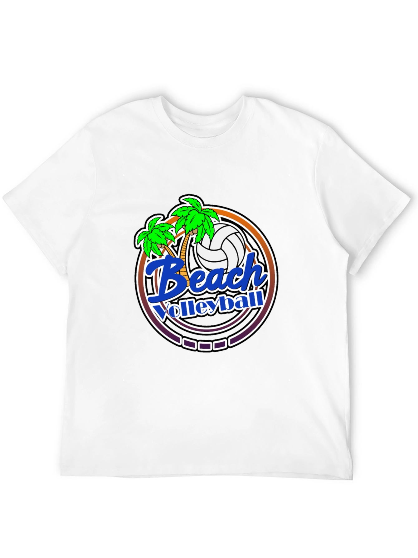 Beach Volleyball Graphic T-Shirt