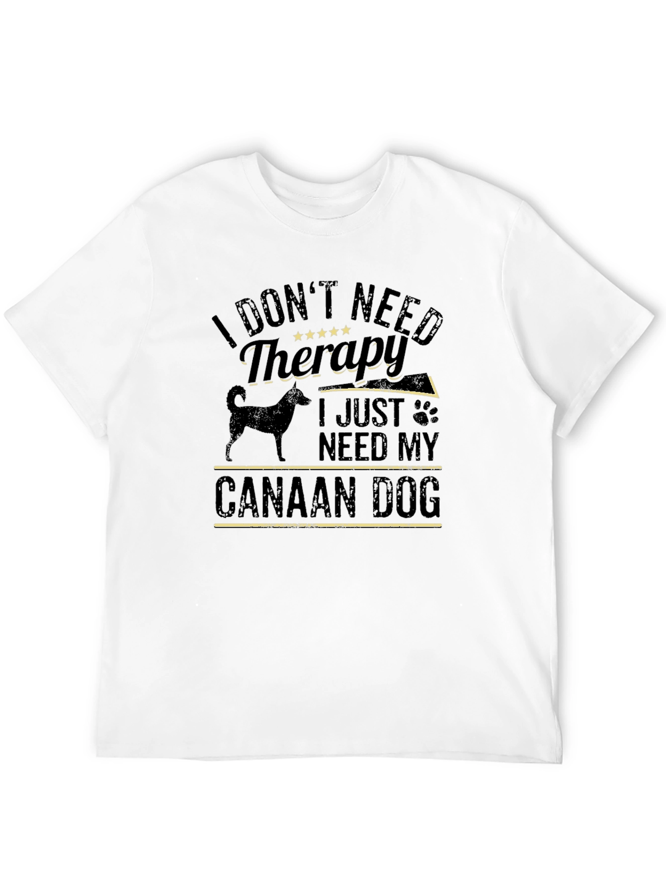 Canaan Dog Therapy T-Shirt - Dog Lover Tee