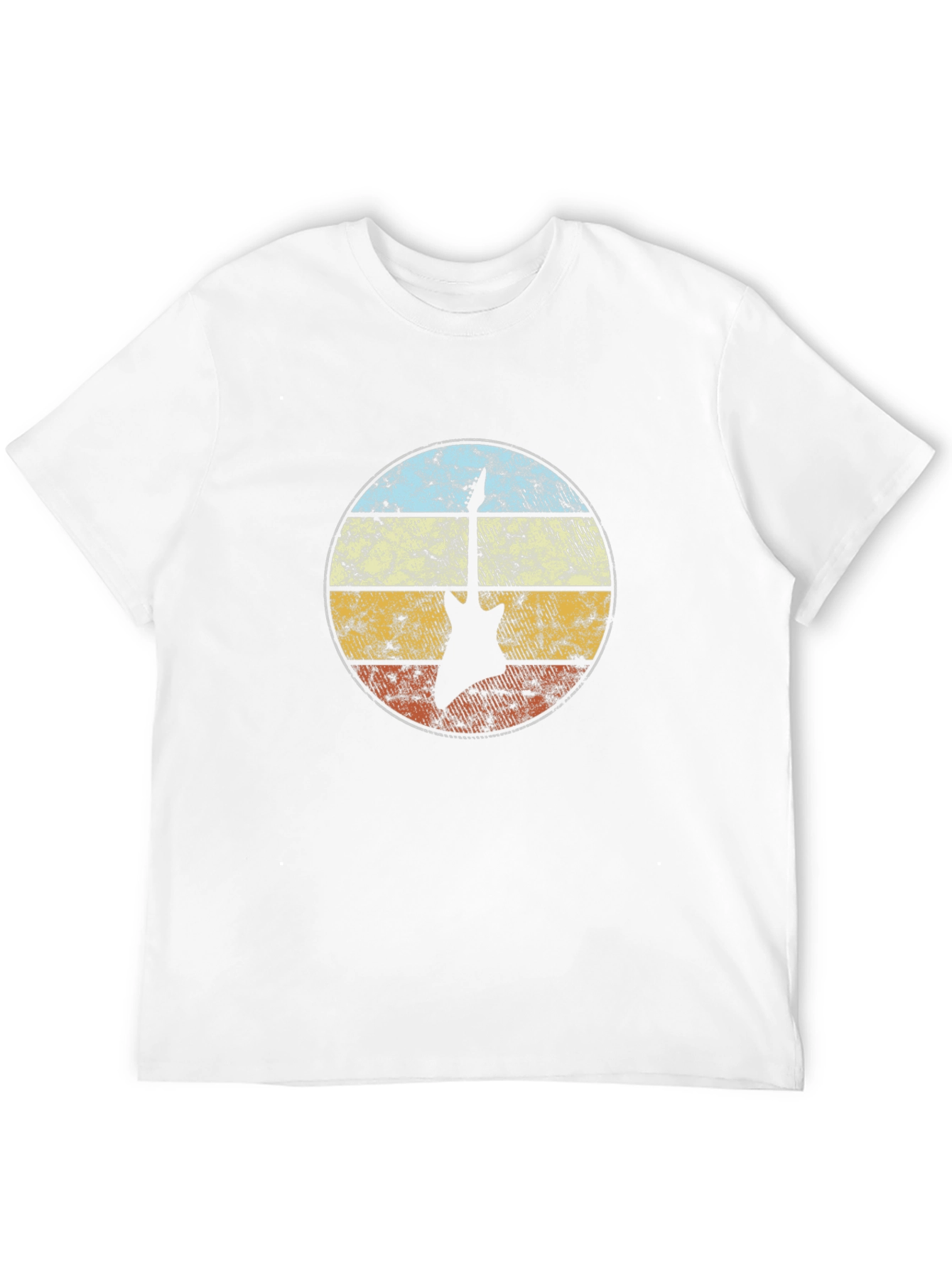 Retro Guitar Sunset T-Shirt