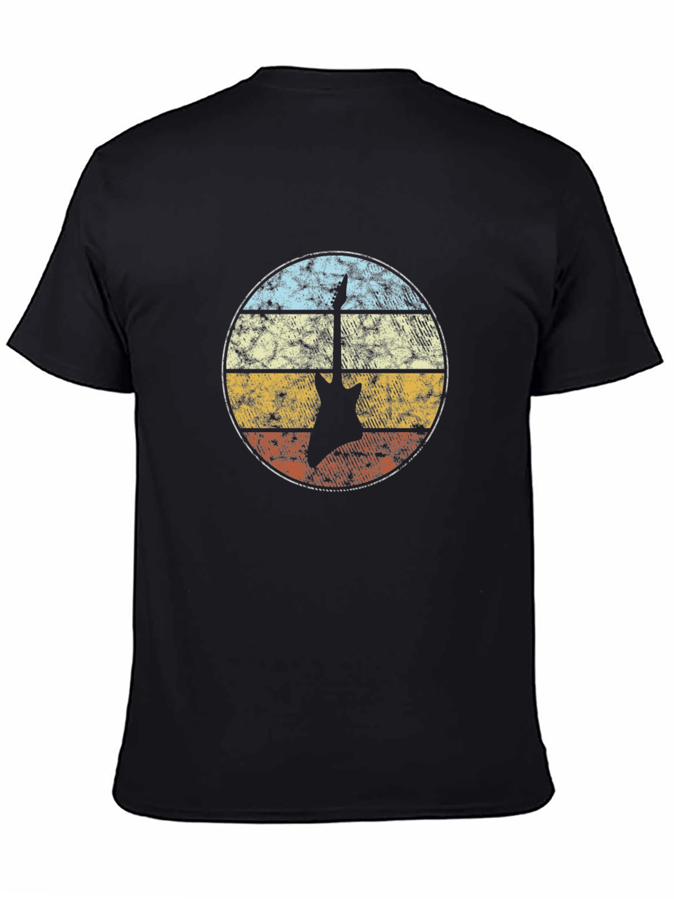 Retro Guitar Sunset T-Shirt