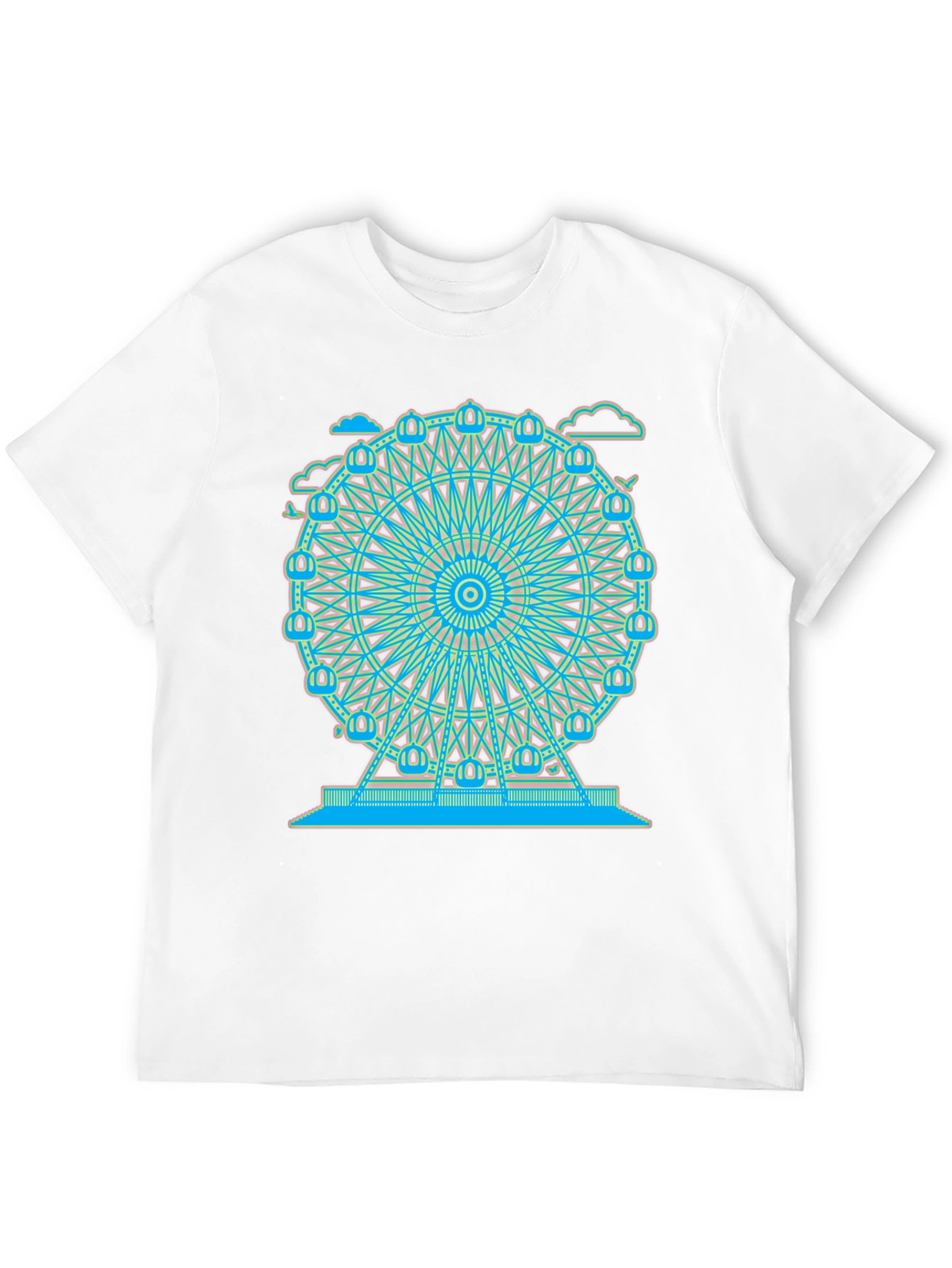 Ferris Wheel Graphic Tee - Cool Design