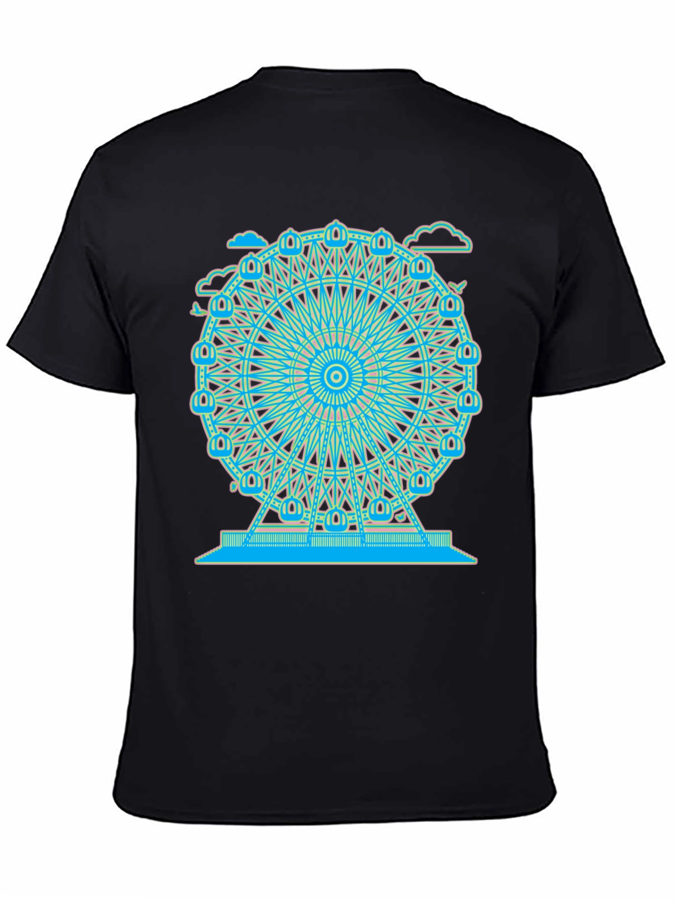 Ferris Wheel Graphic Tee - Cool Design