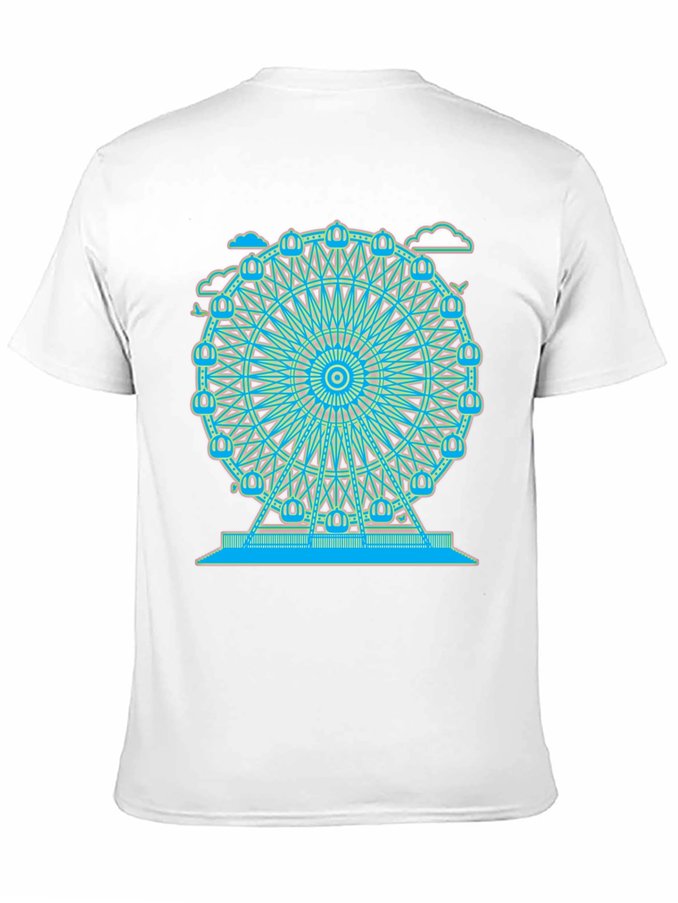 Ferris Wheel Graphic Tee - Cool Design