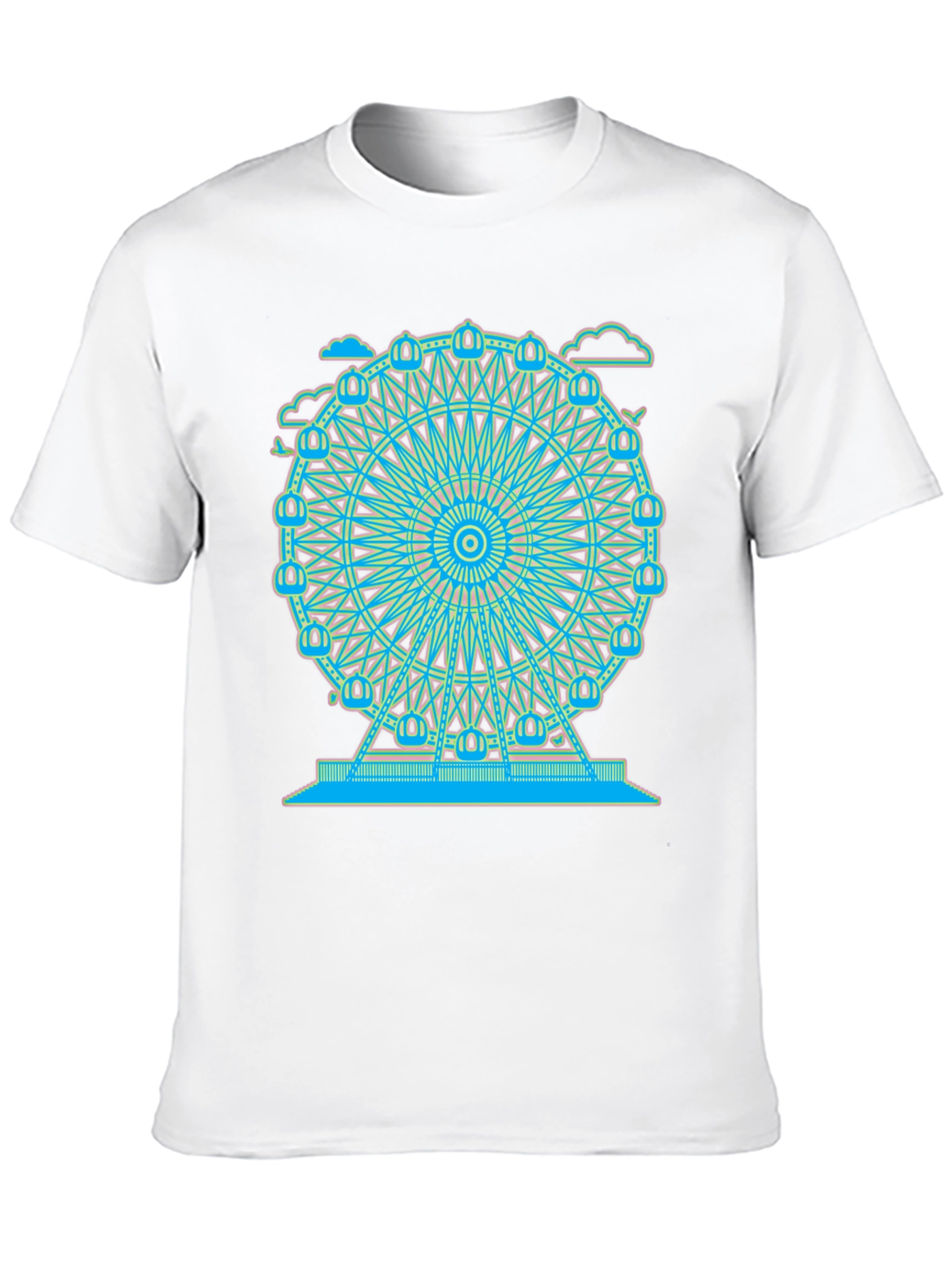 Ferris Wheel Graphic Tee - Cool Design