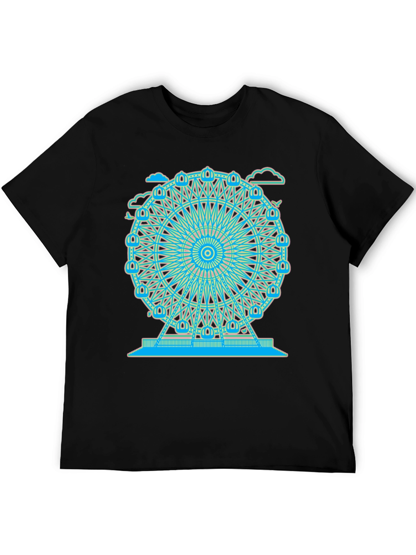 Ferris Wheel Graphic Tee - Cool Design