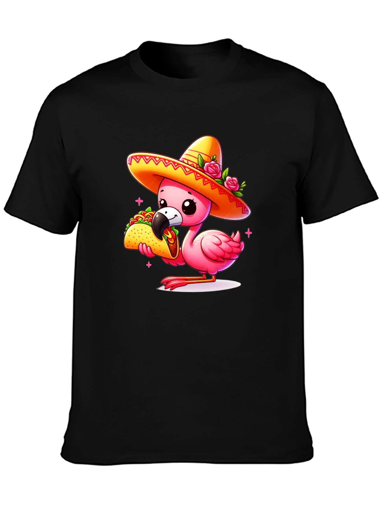 Flamingo Fiesta Graphic Tee - Cinco de Mayo Style