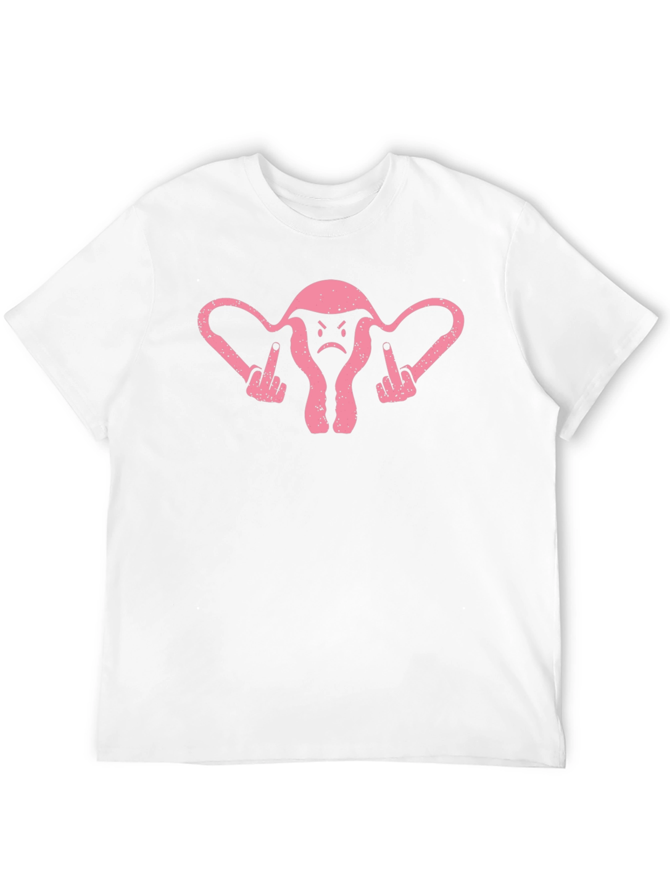 Rude Uterus Black Graphic Tee