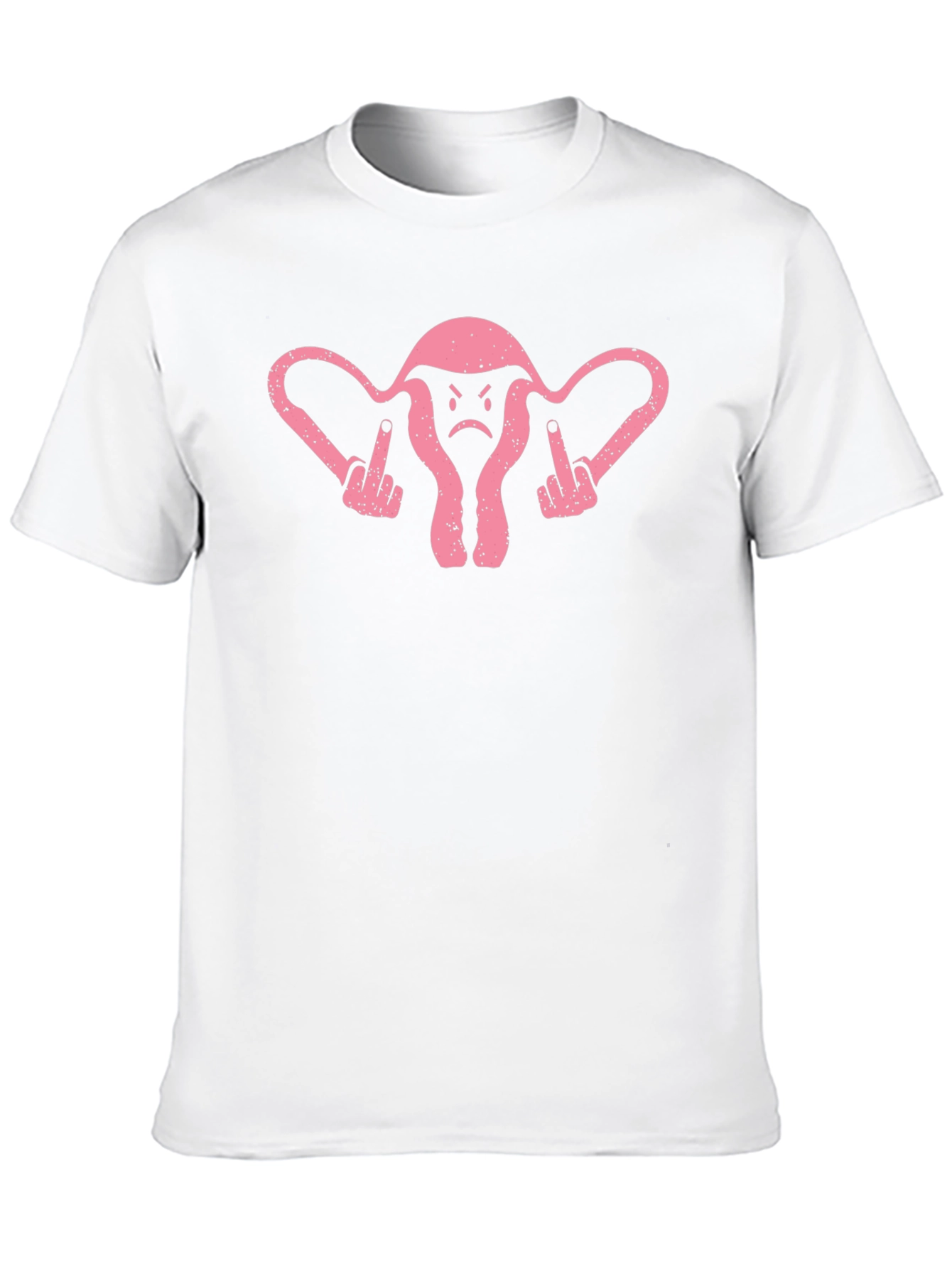 Rude Uterus Black Graphic Tee