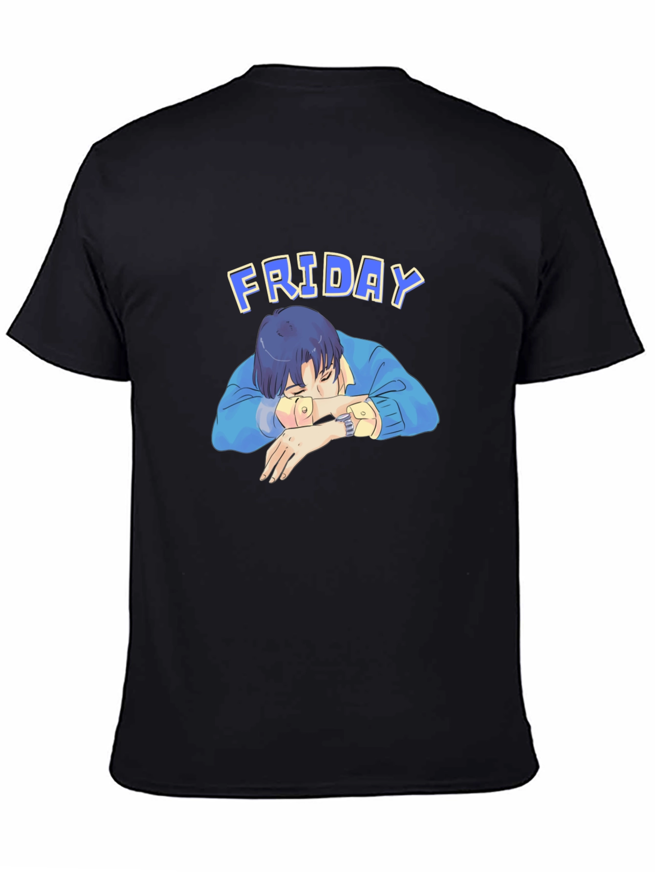Friday Nap T-Shirt - Relaxed Anime Aesthetic