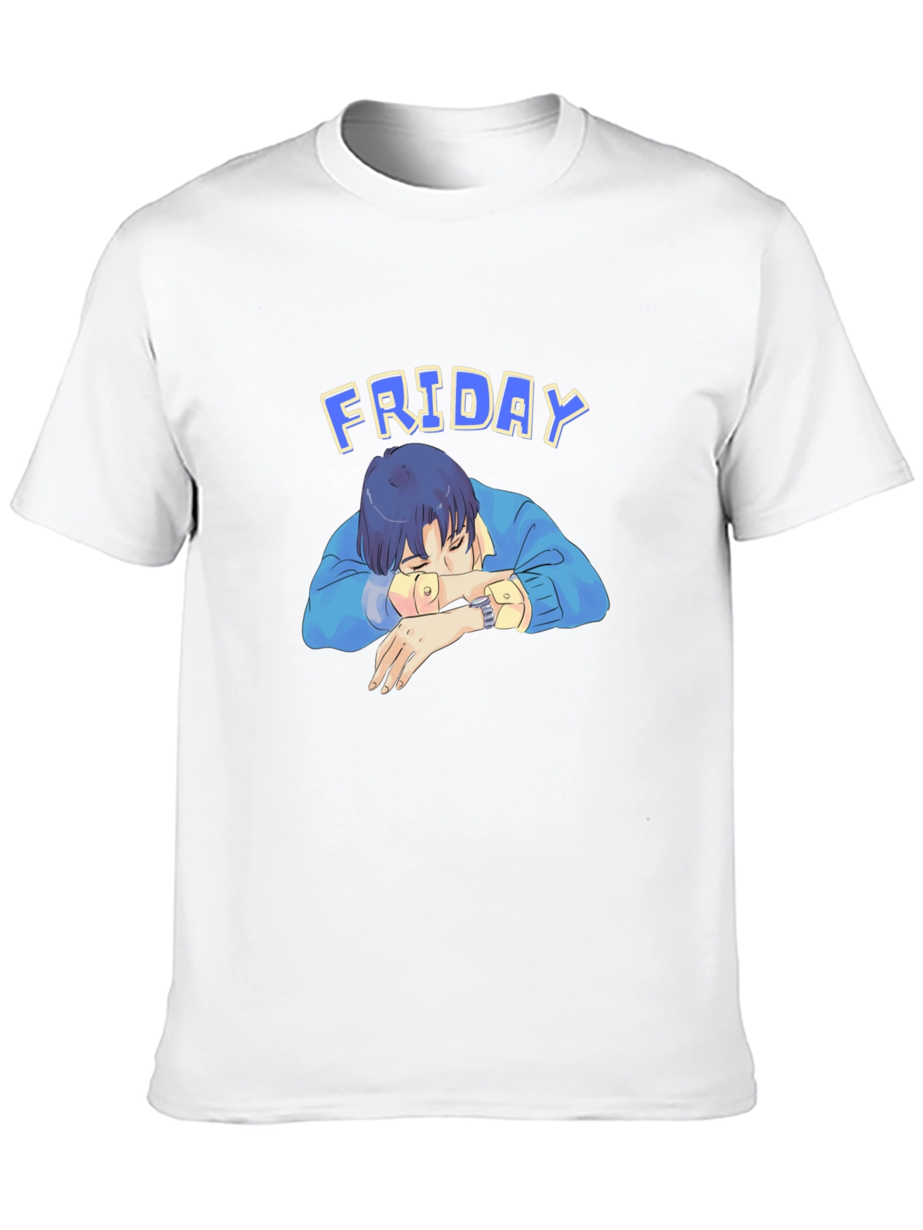 Friday Nap T-Shirt - Relaxed Anime Aesthetic