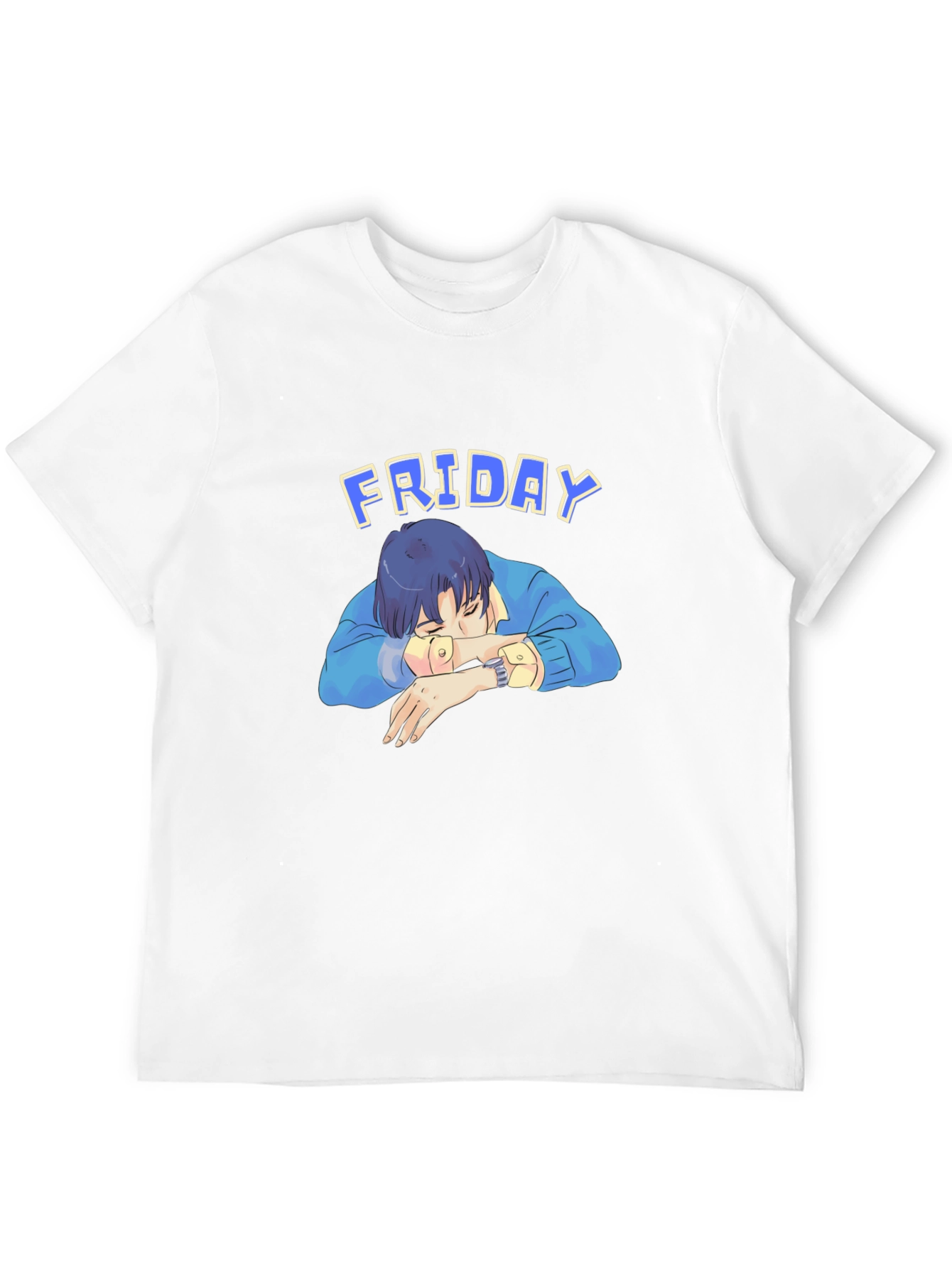 Friday Nap T-Shirt - Relaxed Anime Aesthetic