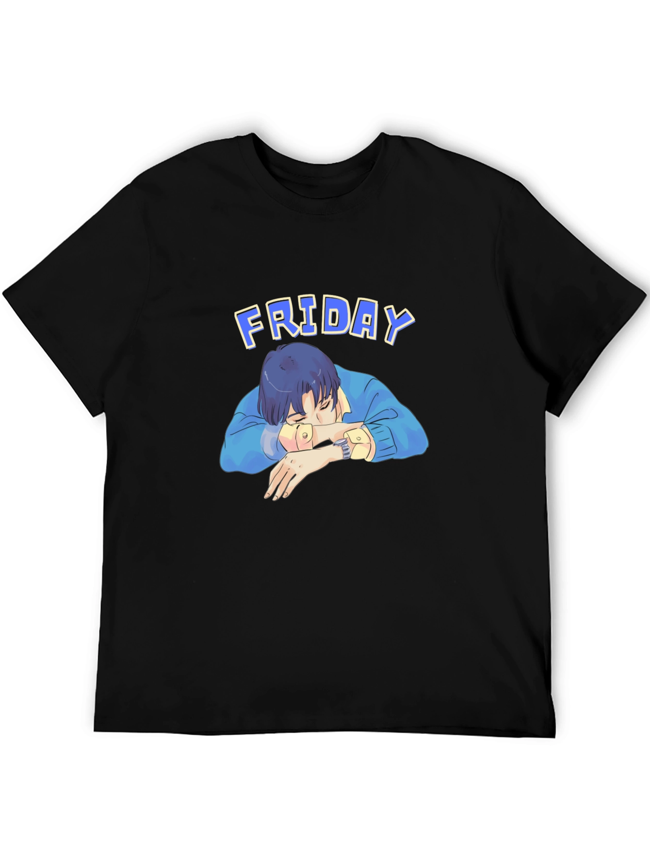 Friday Nap T-Shirt - Relaxed Anime Aesthetic