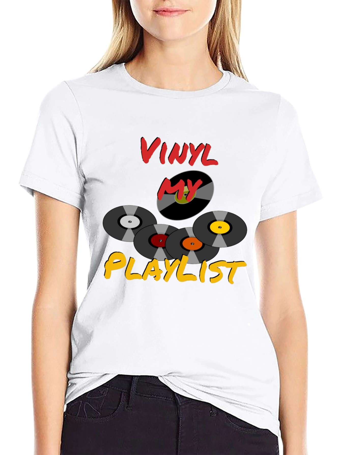 Vinyl My Playlist Graphic Tee