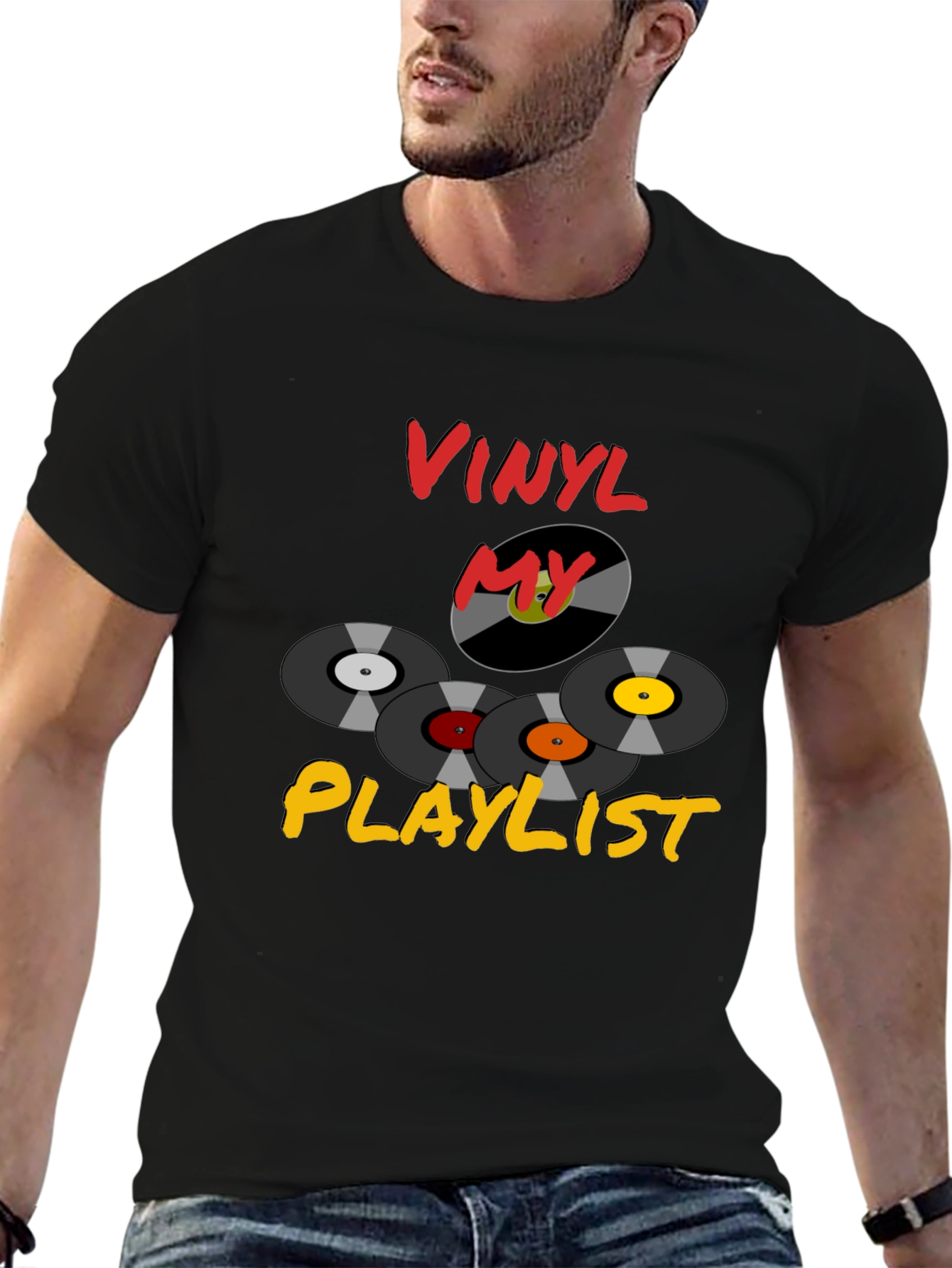 Vinyl My Playlist Graphic Tee