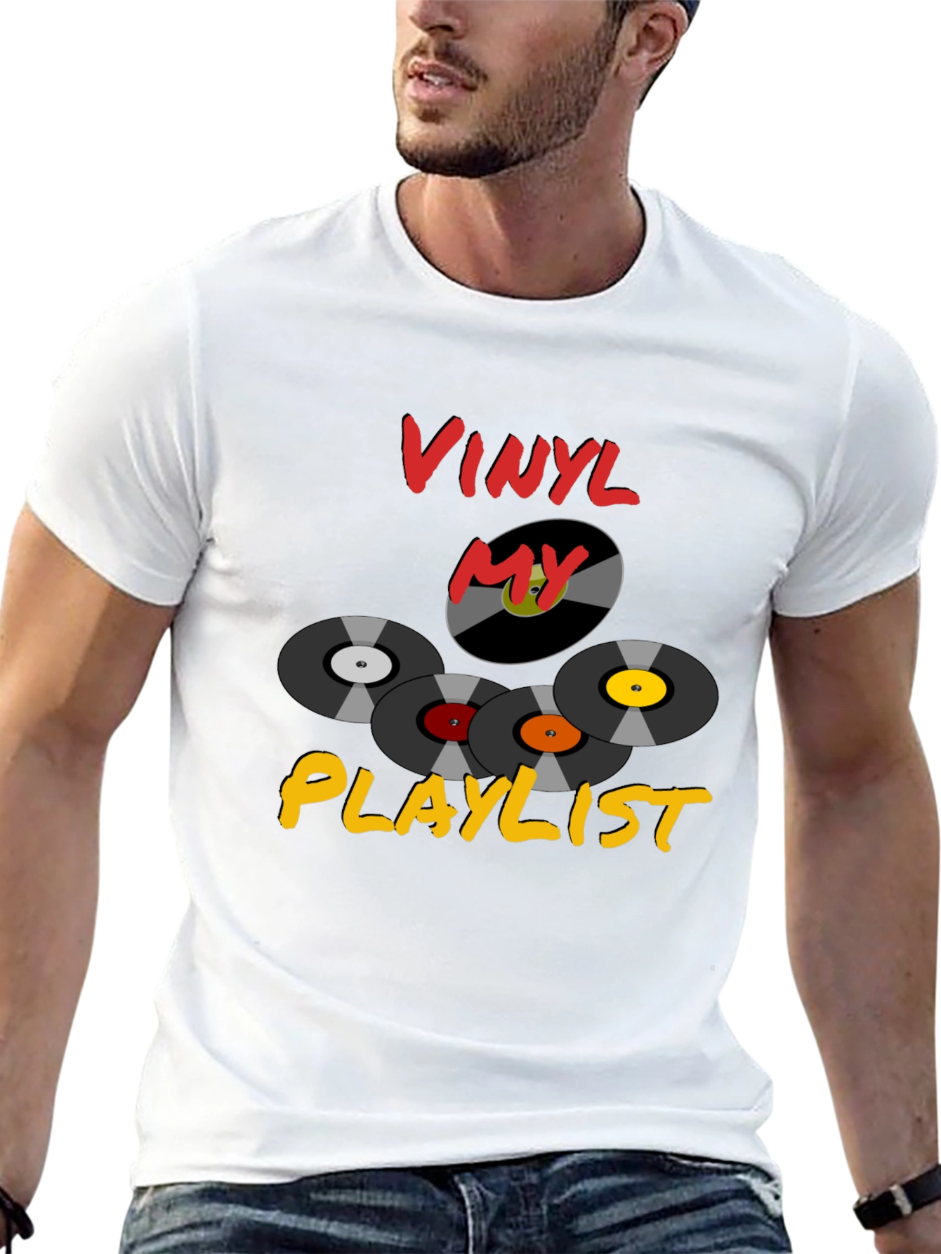 Vinyl My Playlist Graphic Tee