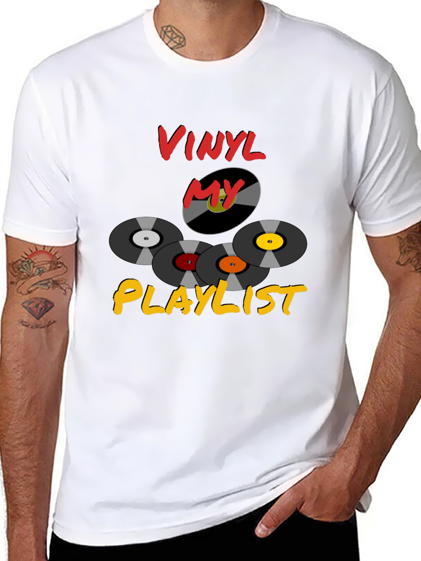 Vinyl My Playlist Graphic Tee