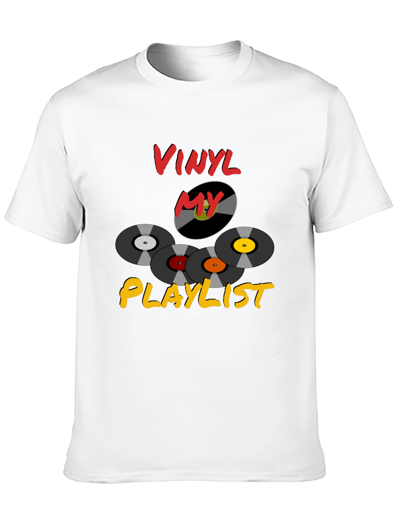 Vinyl My Playlist Graphic Tee