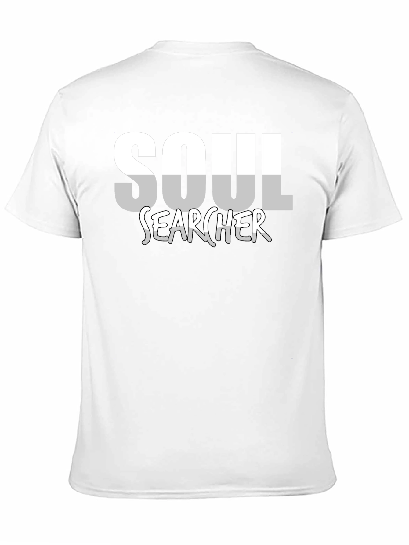 Soul Searcher Graphic Tee - Black Cotton Casual Shirt