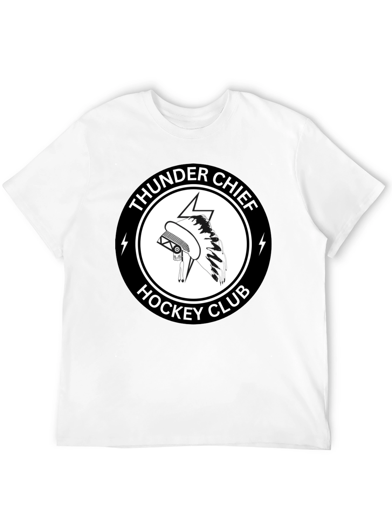 Thunder Chief Hockey Club Black T-Shirt