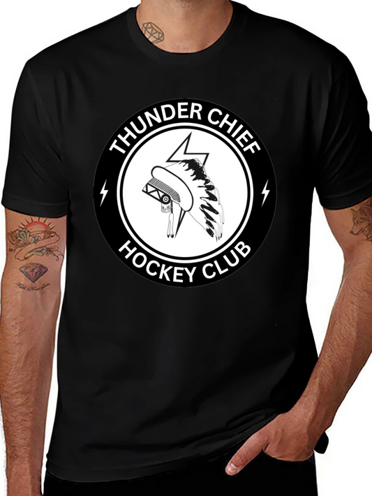 Thunder Chief Hockey Club Black T-Shirt