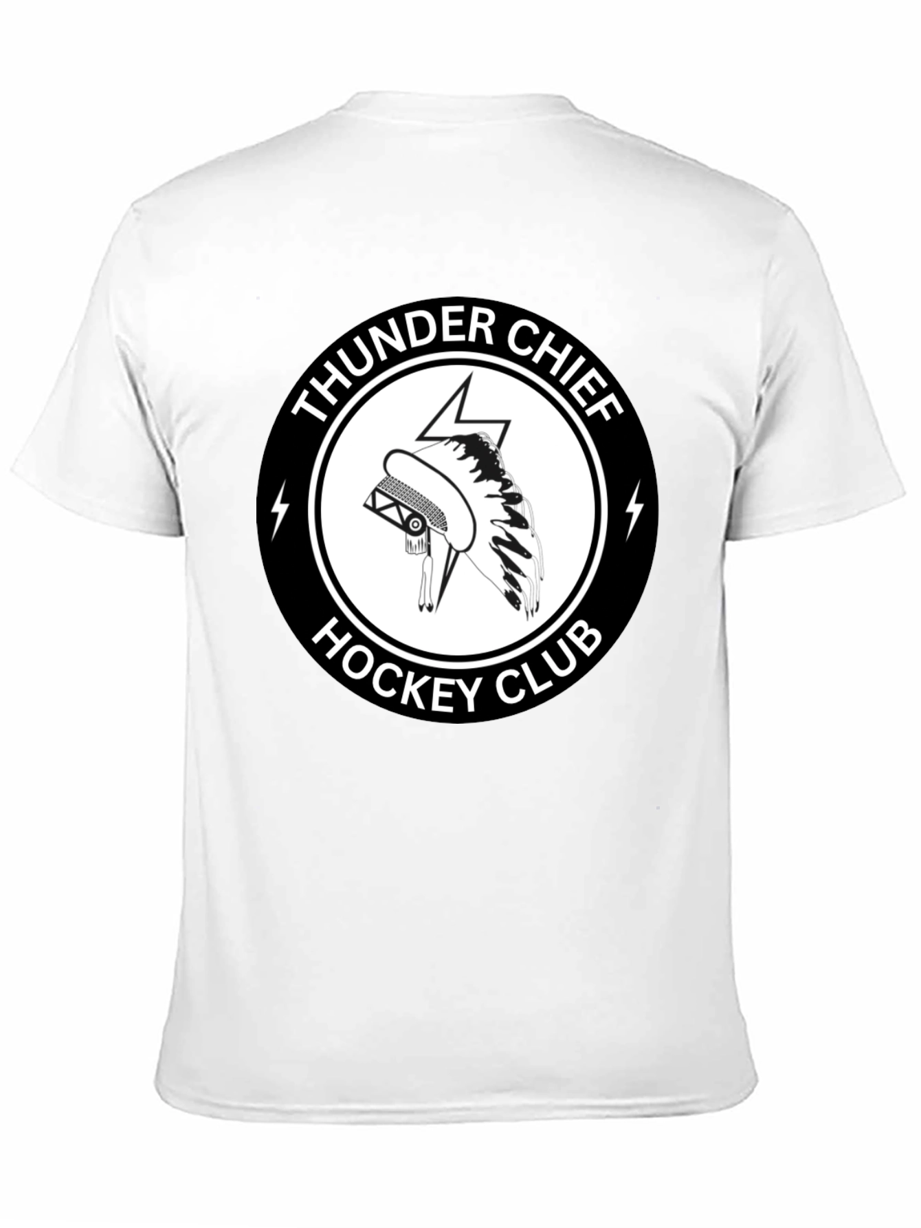 Thunder Chief Hockey Club Black T-Shirt