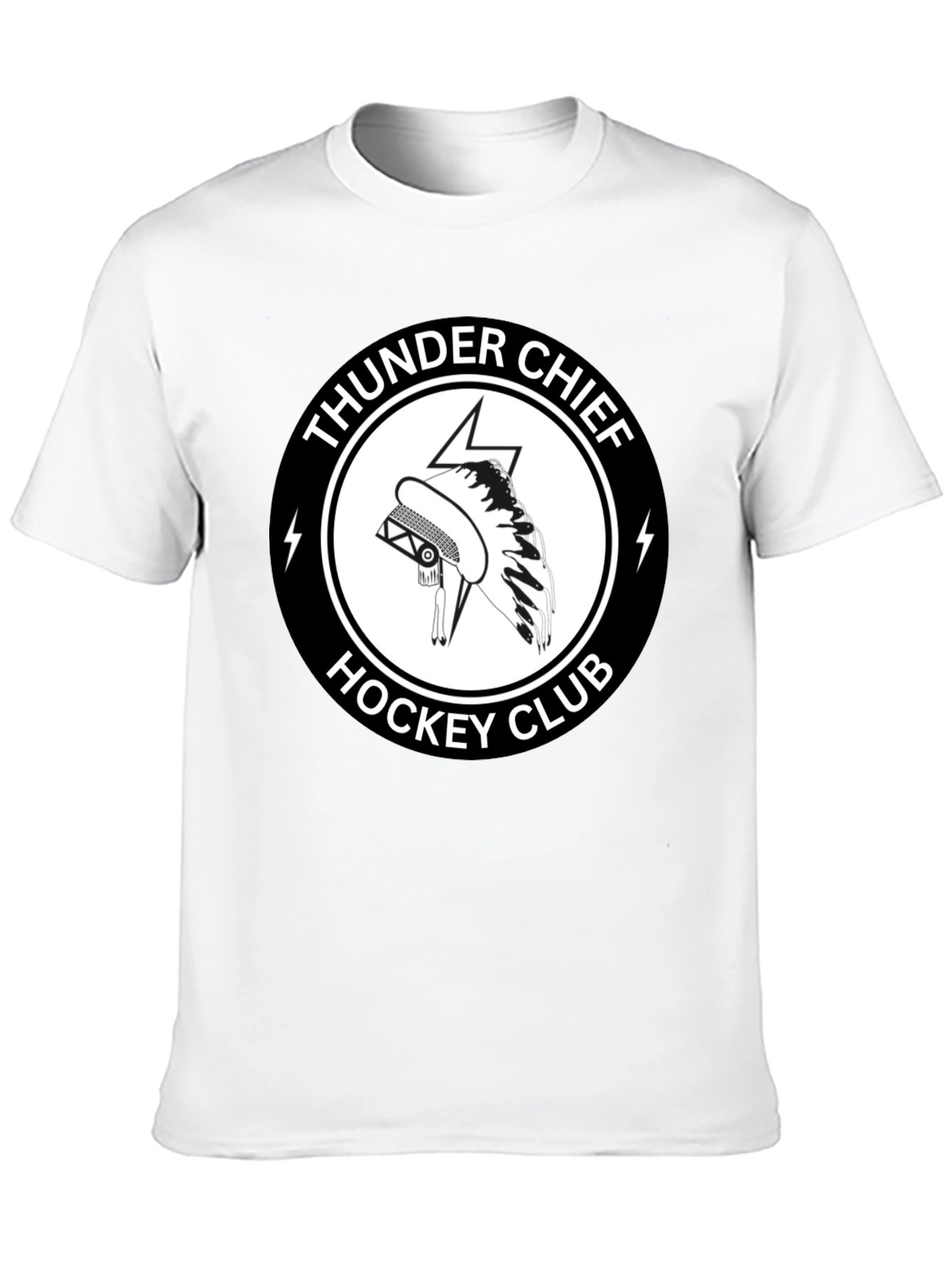 Thunder Chief Hockey Club Black T-Shirt
