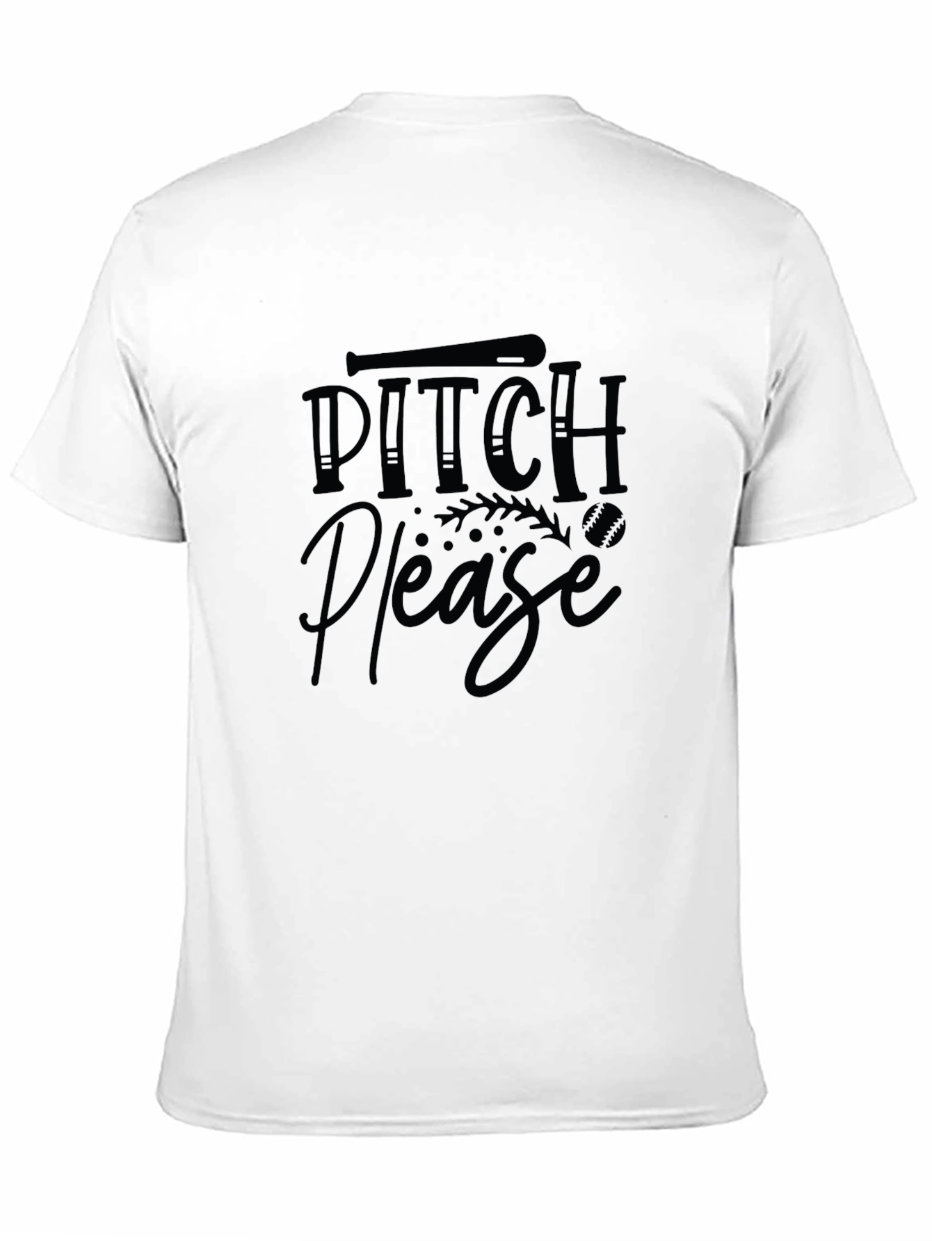 Pitch Please Baseball T-Shirt - Funny Sport Tee