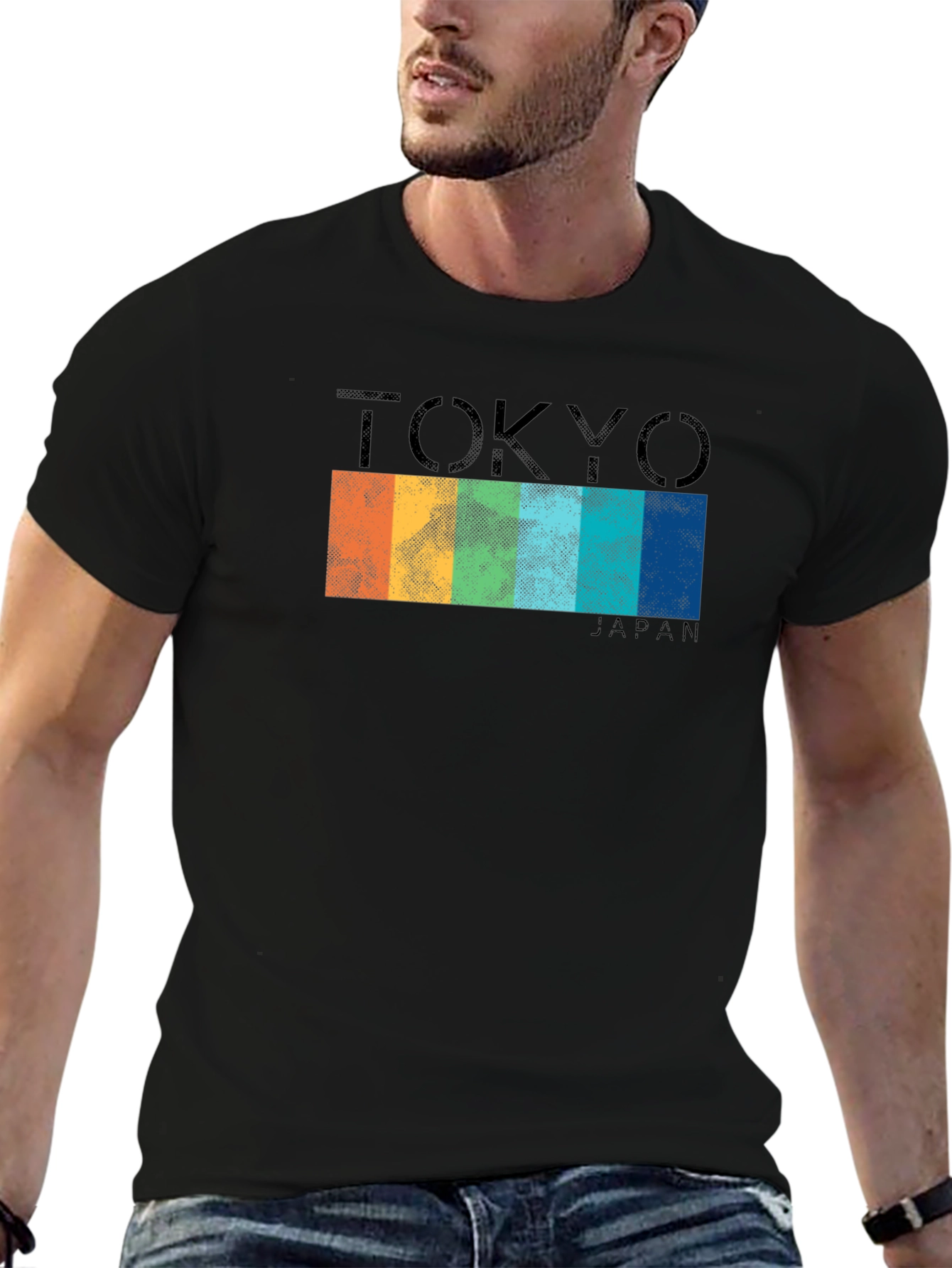 Tokyo Japan Striped T-Shirt