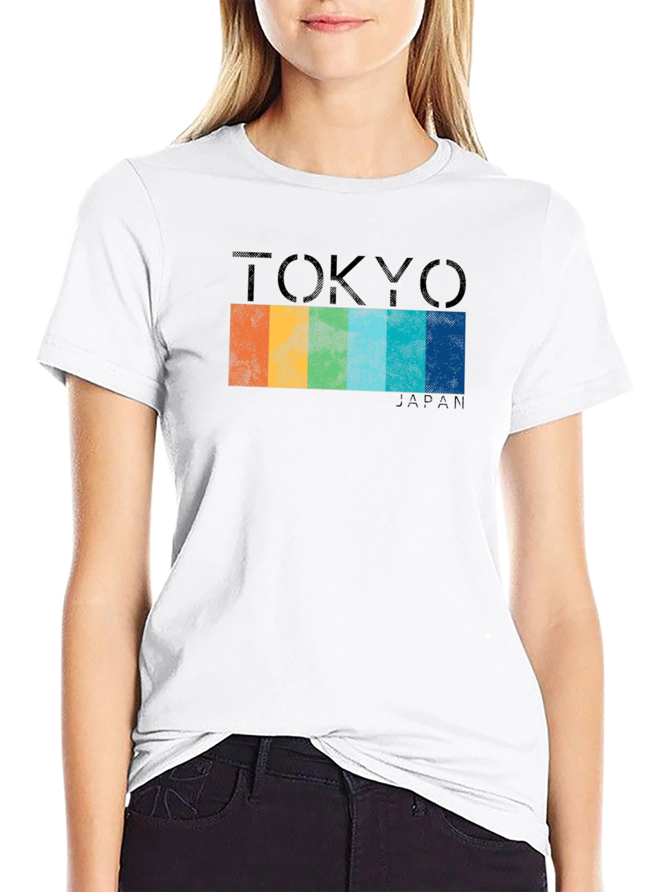 Tokyo Japan Striped T-Shirt