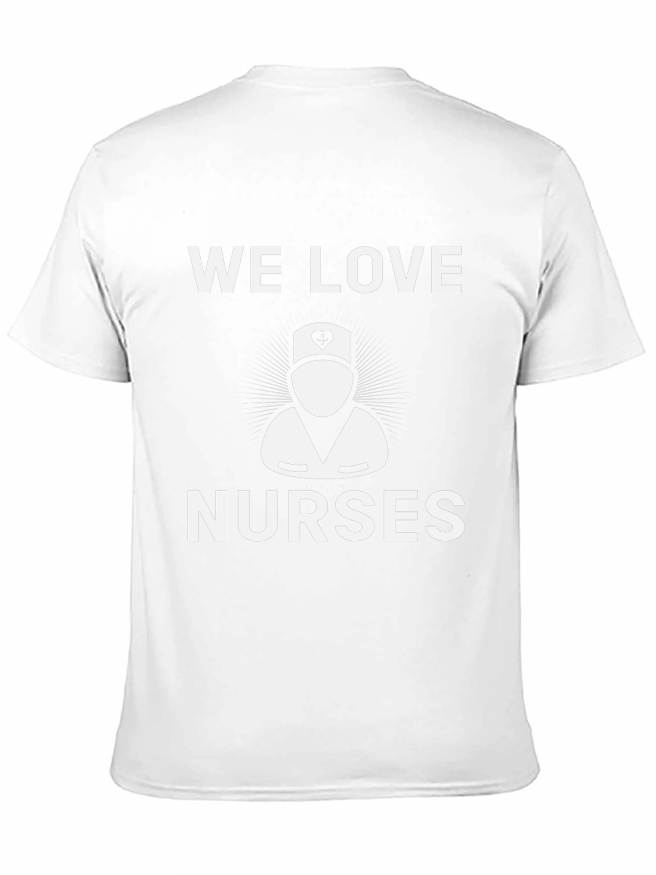 We Love Nurses Graphic Tee - Black Cotton
