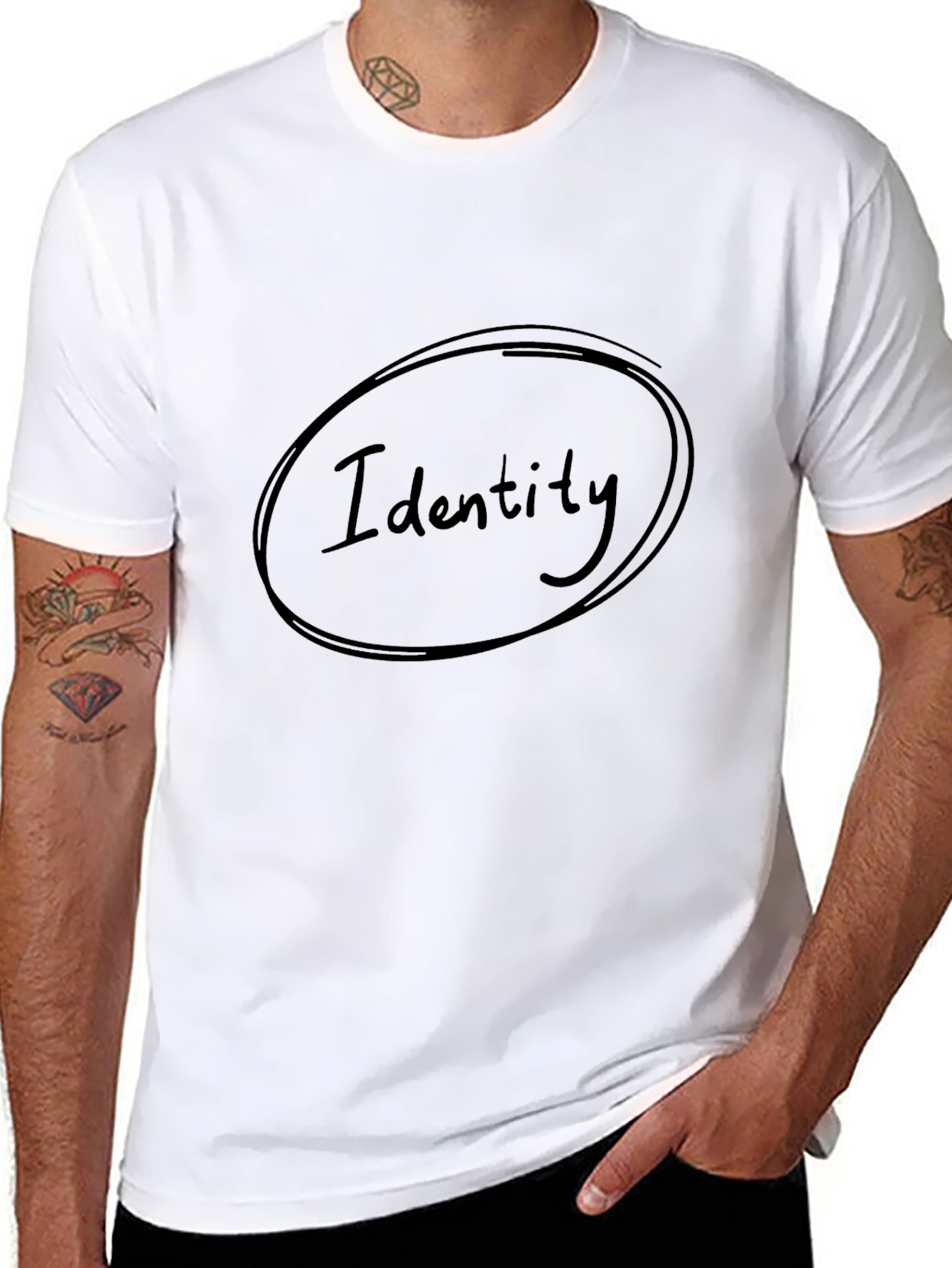 Identity Graphic Black T-Shirt