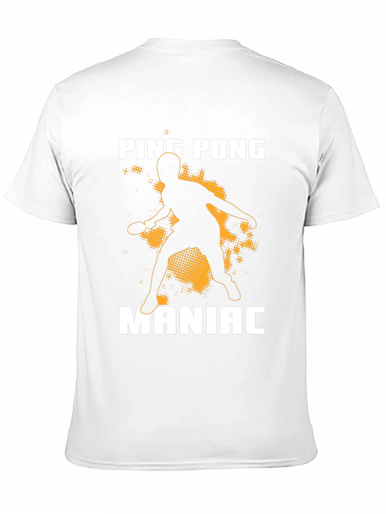 Ping Pong Maniac T-Shirt - Black Graphic Tee