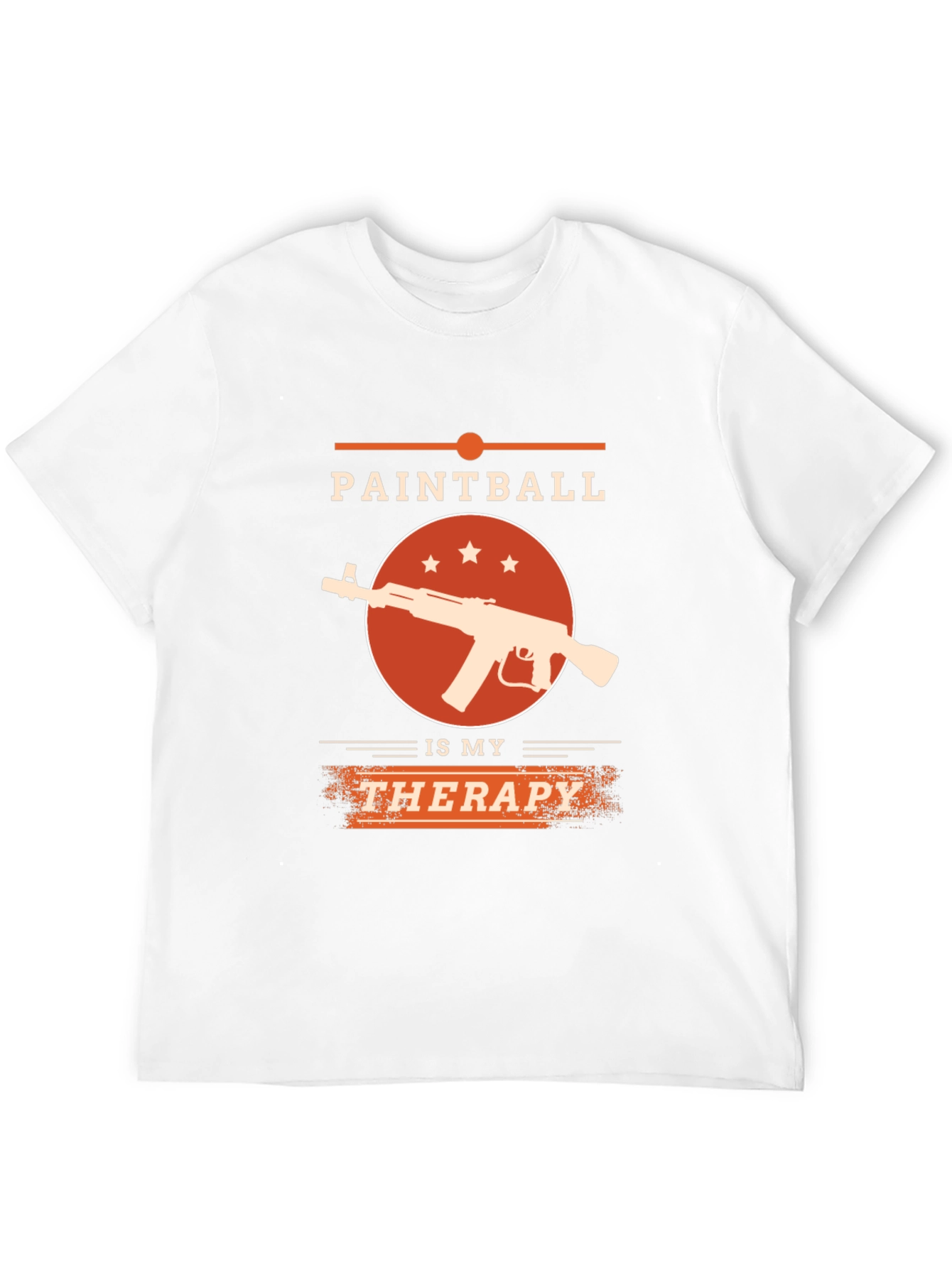 Paintball Therapy T-Shirt - Black Graphic Tee