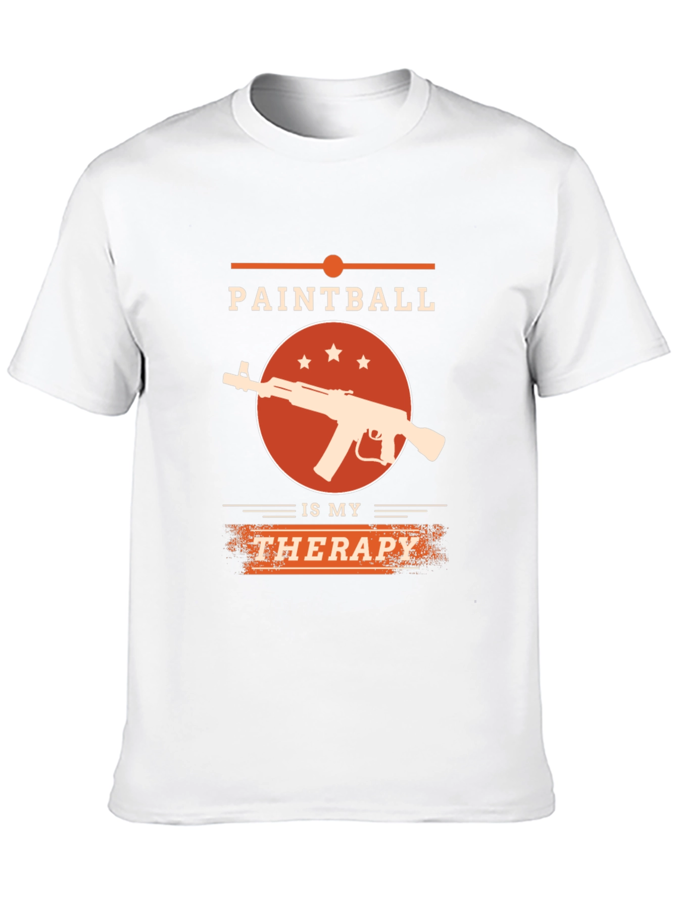 Paintball Therapy T-Shirt - Black Graphic Tee