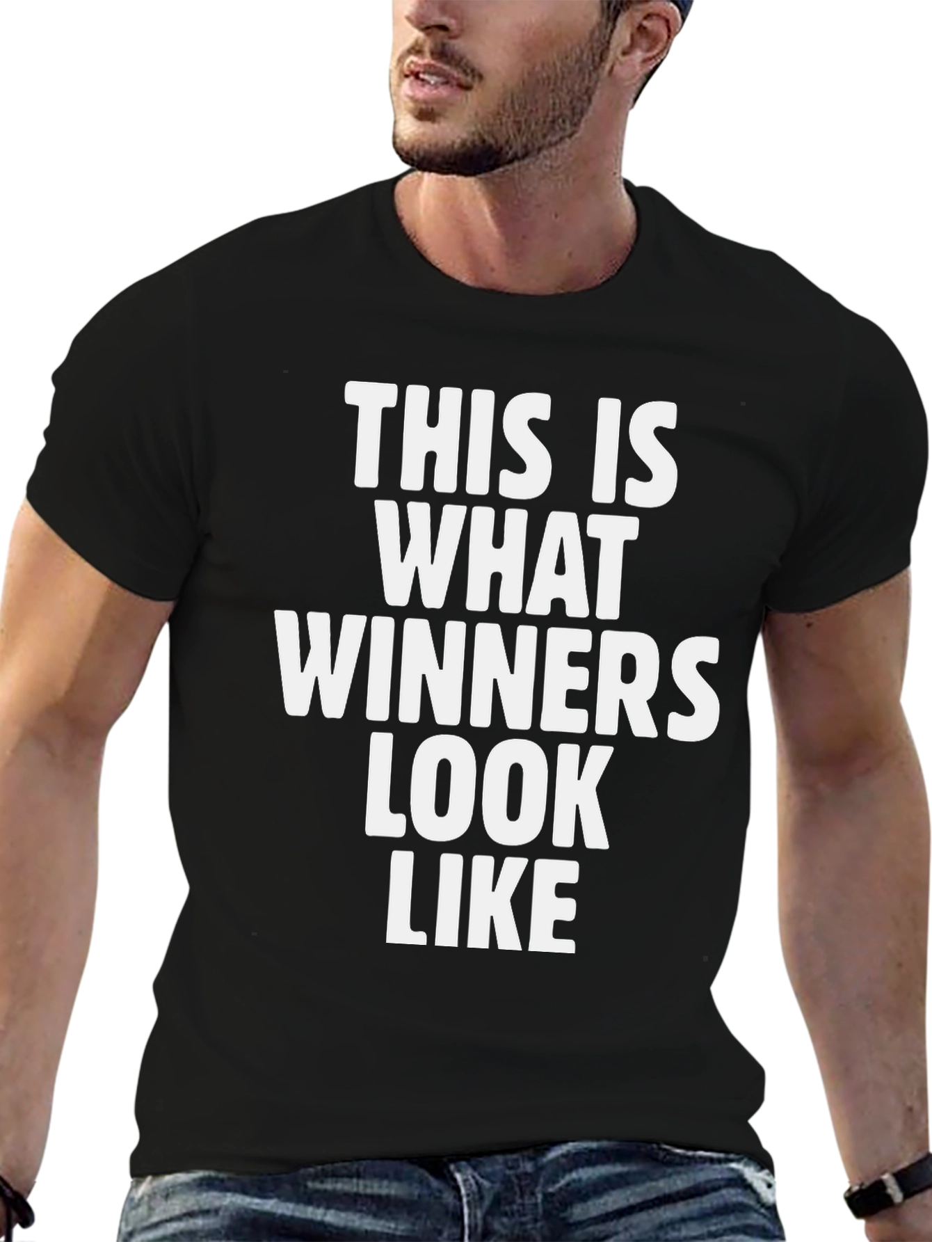 Winners Look Like Graphic Tee - Black