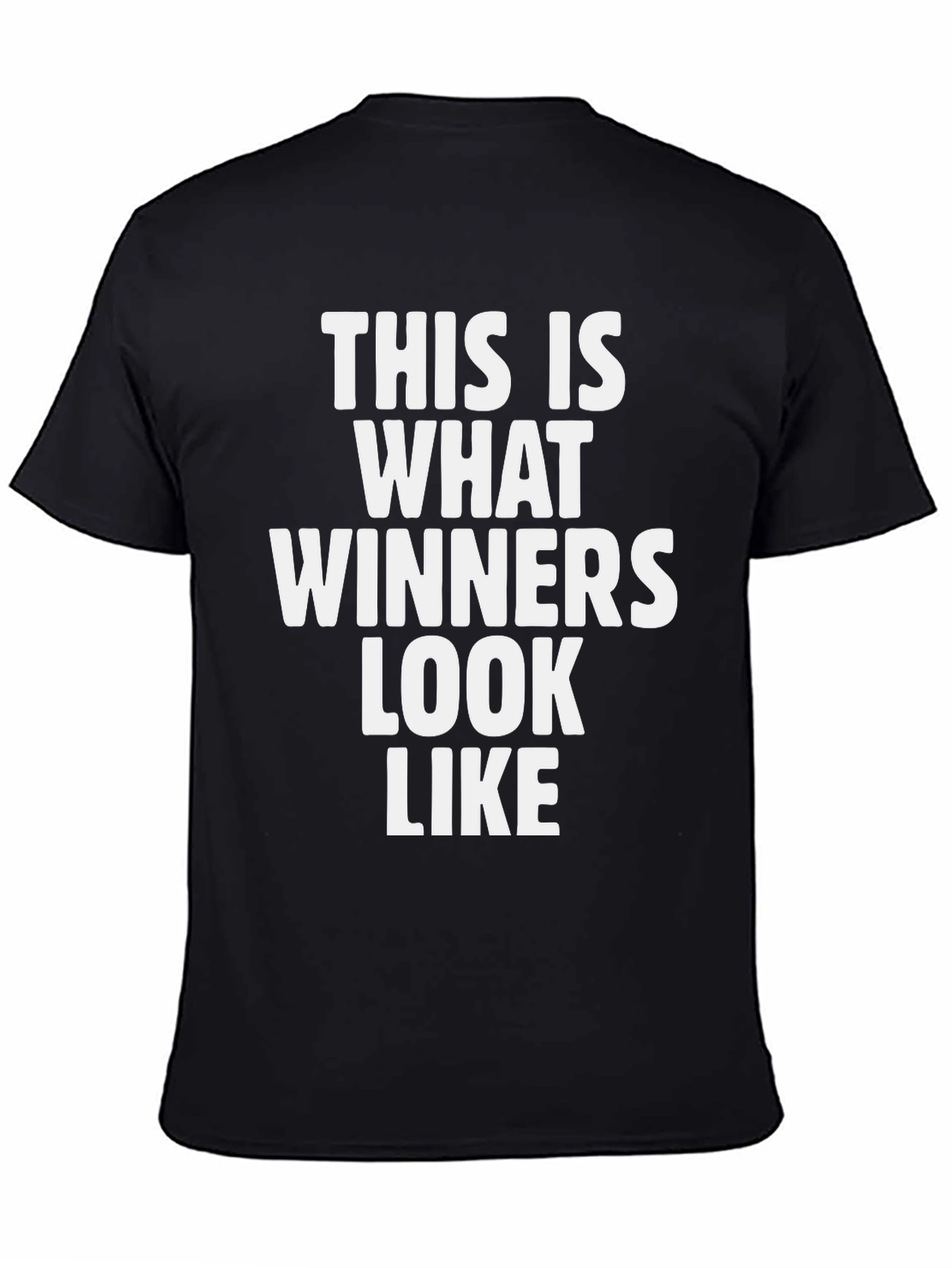 Winners Look Like Graphic Tee - Black