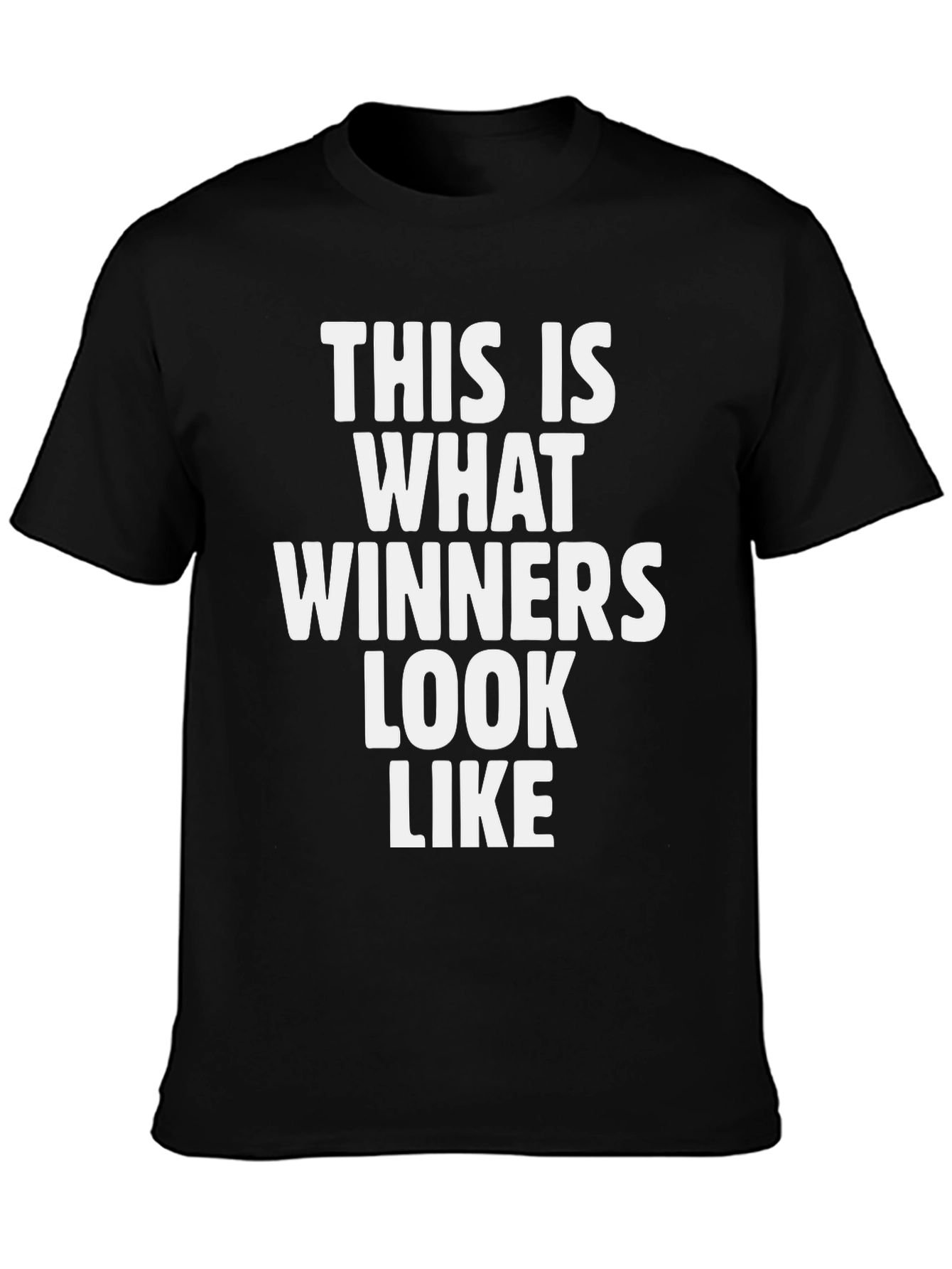 Winners Look Like Graphic Tee - Black